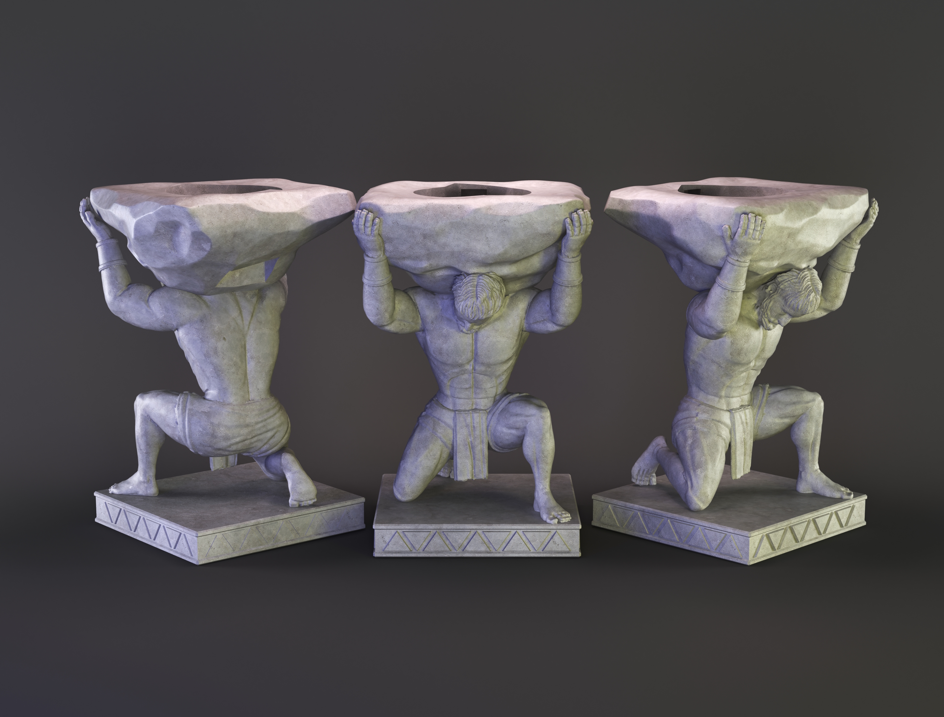 Atlas Statue Apple Watch Charger Dock