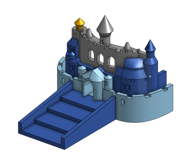 Tajná výprava čarodějů - hrad / Wizardry to the power of three - castle
