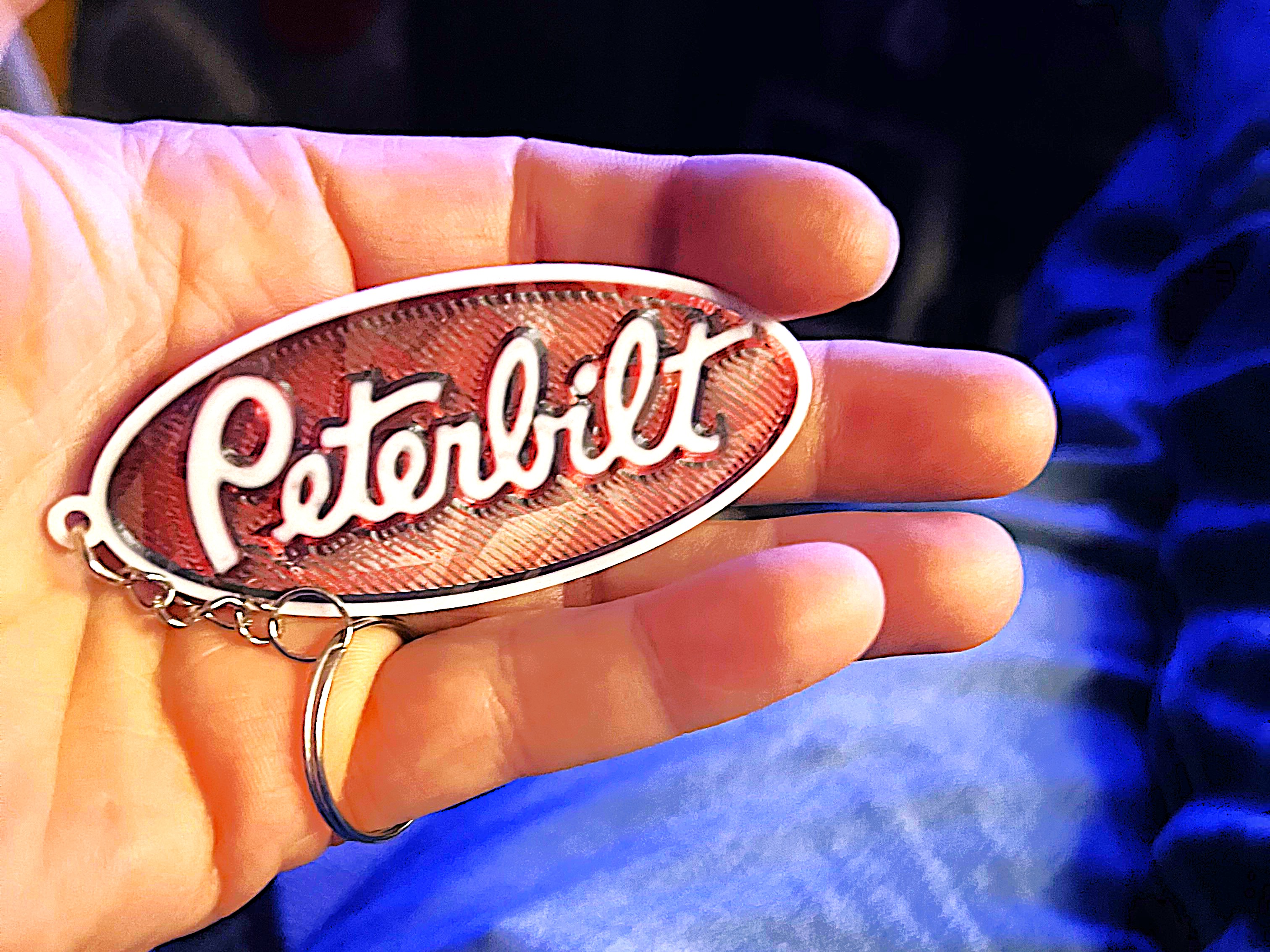 Peterbilt keychain