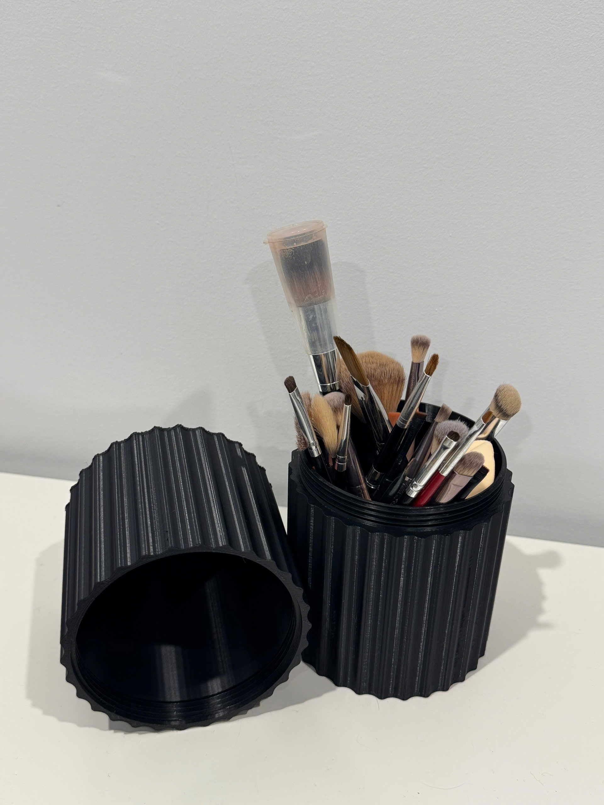 Makeup Brush Holder Capsule Organizer