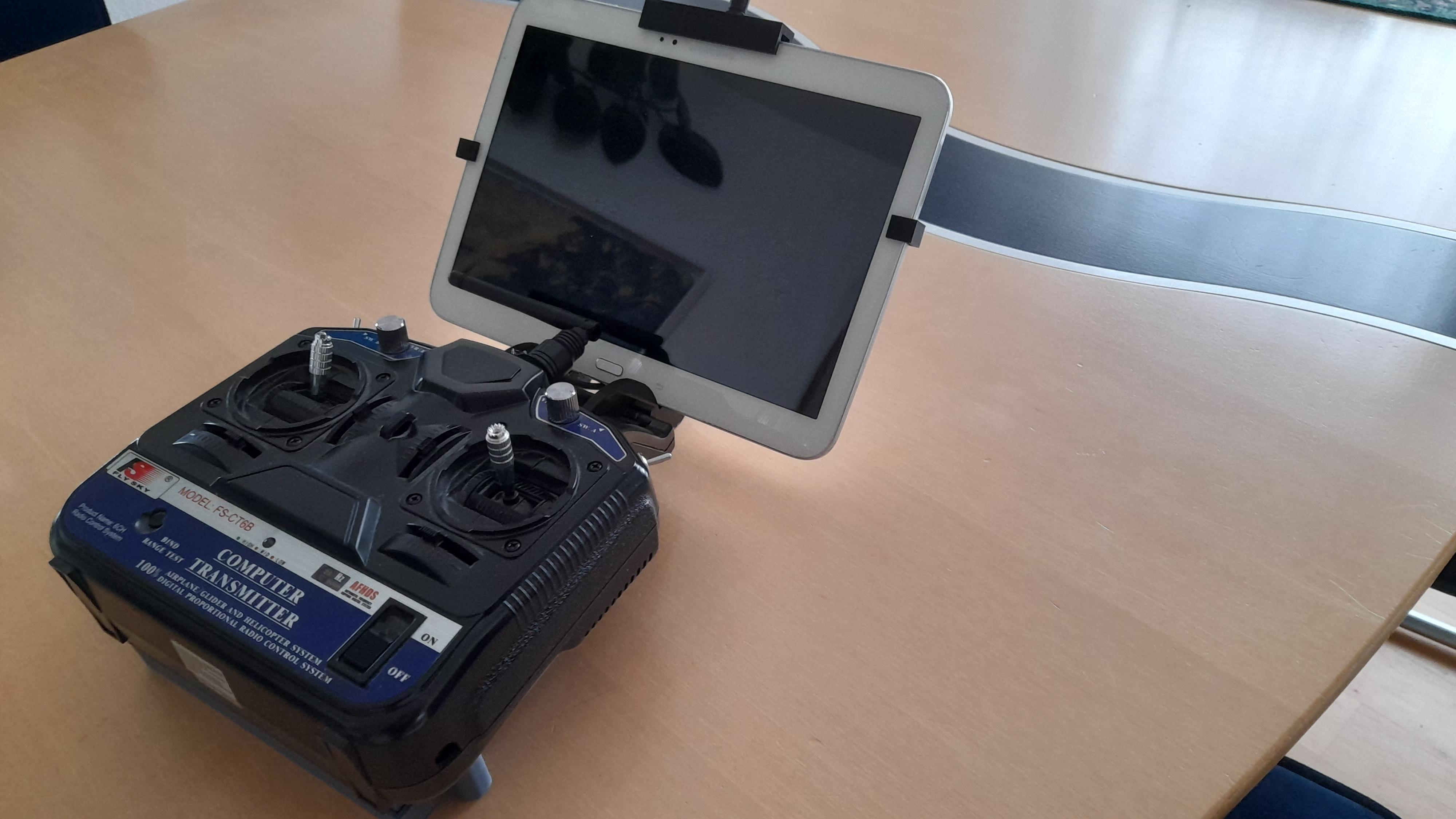 Tablet mount for Flysky Transmitter