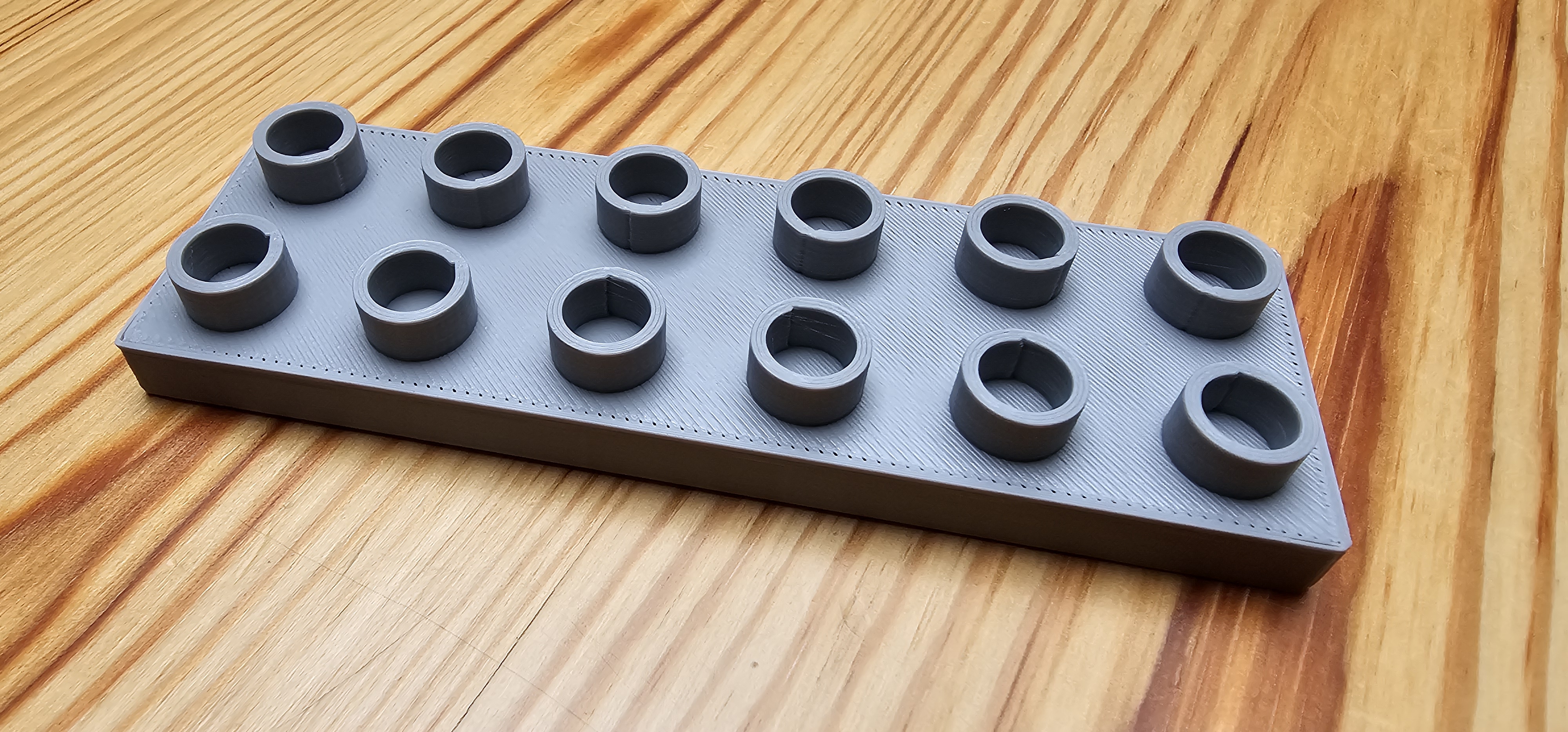Lego Duplo kompatibler Stein 6 x 2 x 1/3 / Lego Duplo Compatible Brick 6 x 2 x 1/3