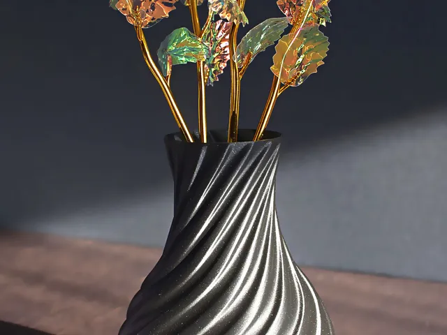 Spiral Vase  Twisted Spiral Vase Vase Spiral Vase Spiral Vase Flower curved vase Flower vase vase vase vase vase vase vase