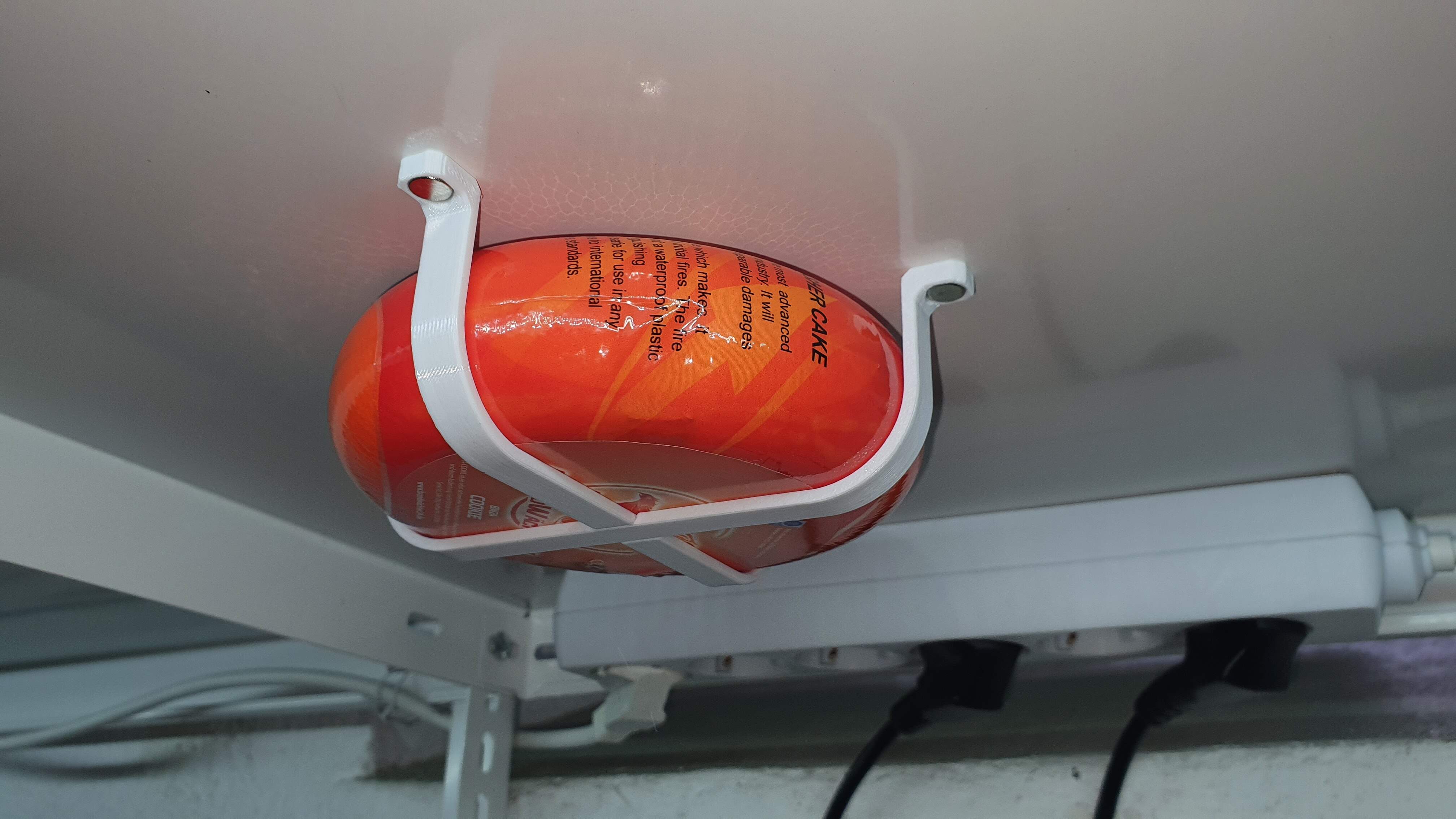 Magnetic Fire Extinguisher Cake holder