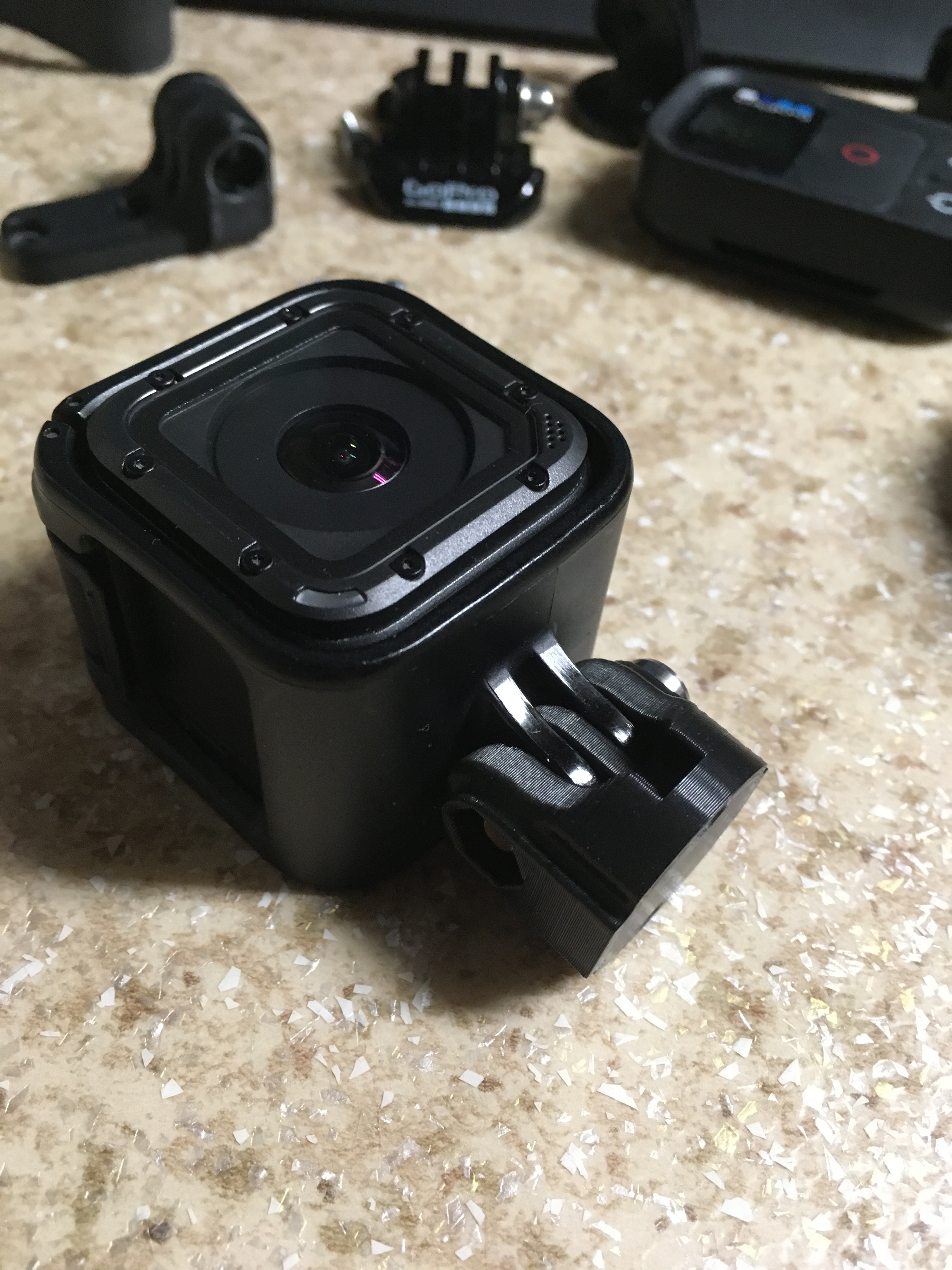 Garmin GoPro camera mount dzino by Džino Download free STL model