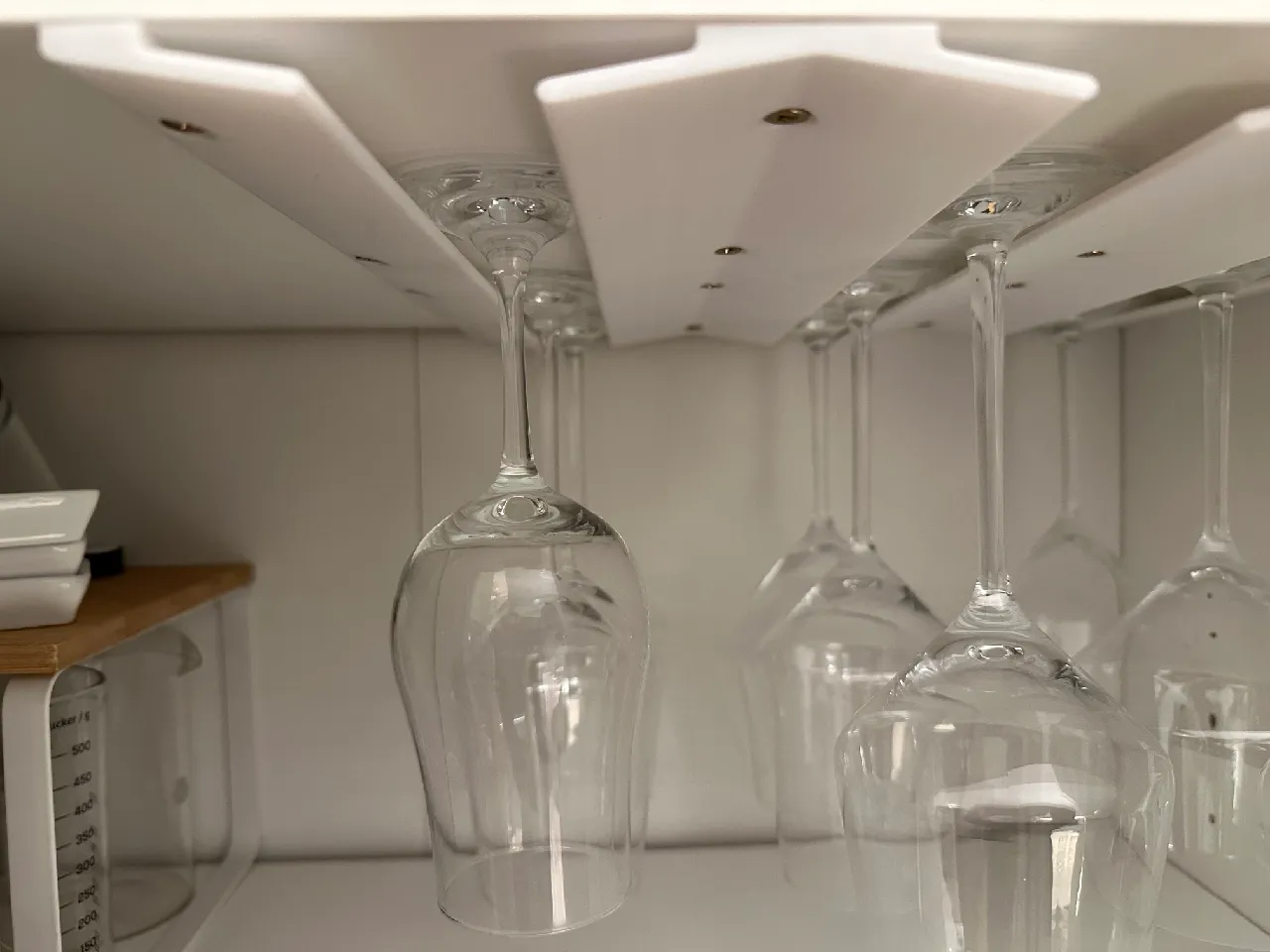Wine glass hanger (universal, but perfect fit for Ikea Metod) by hoeni |  Download free STL model | Printables.com