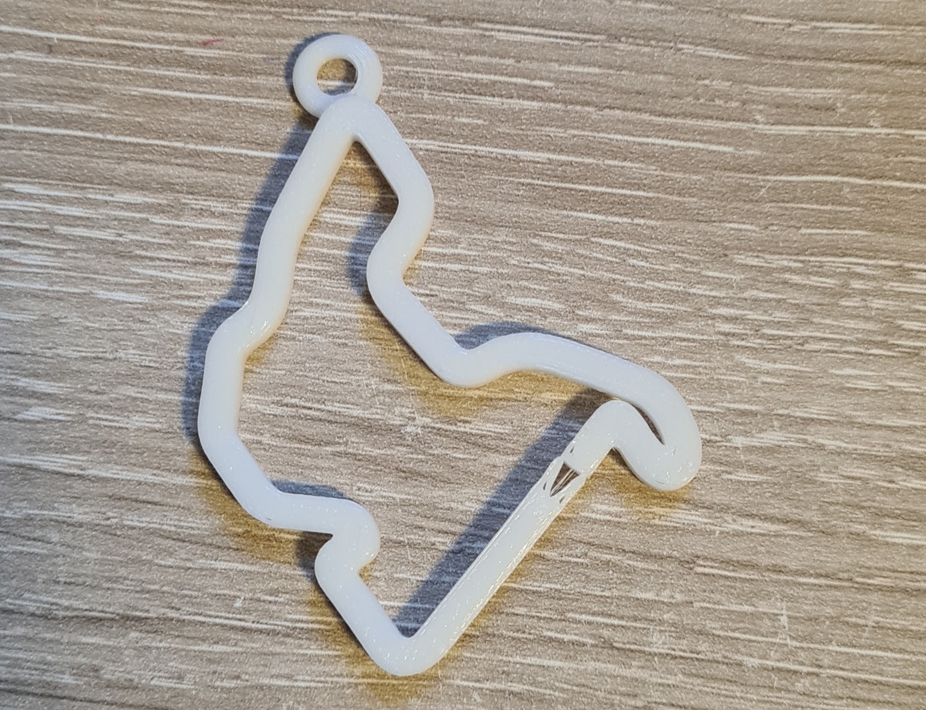 key ring in the shape of Indonesia - Pertamina Mandalika Circuit