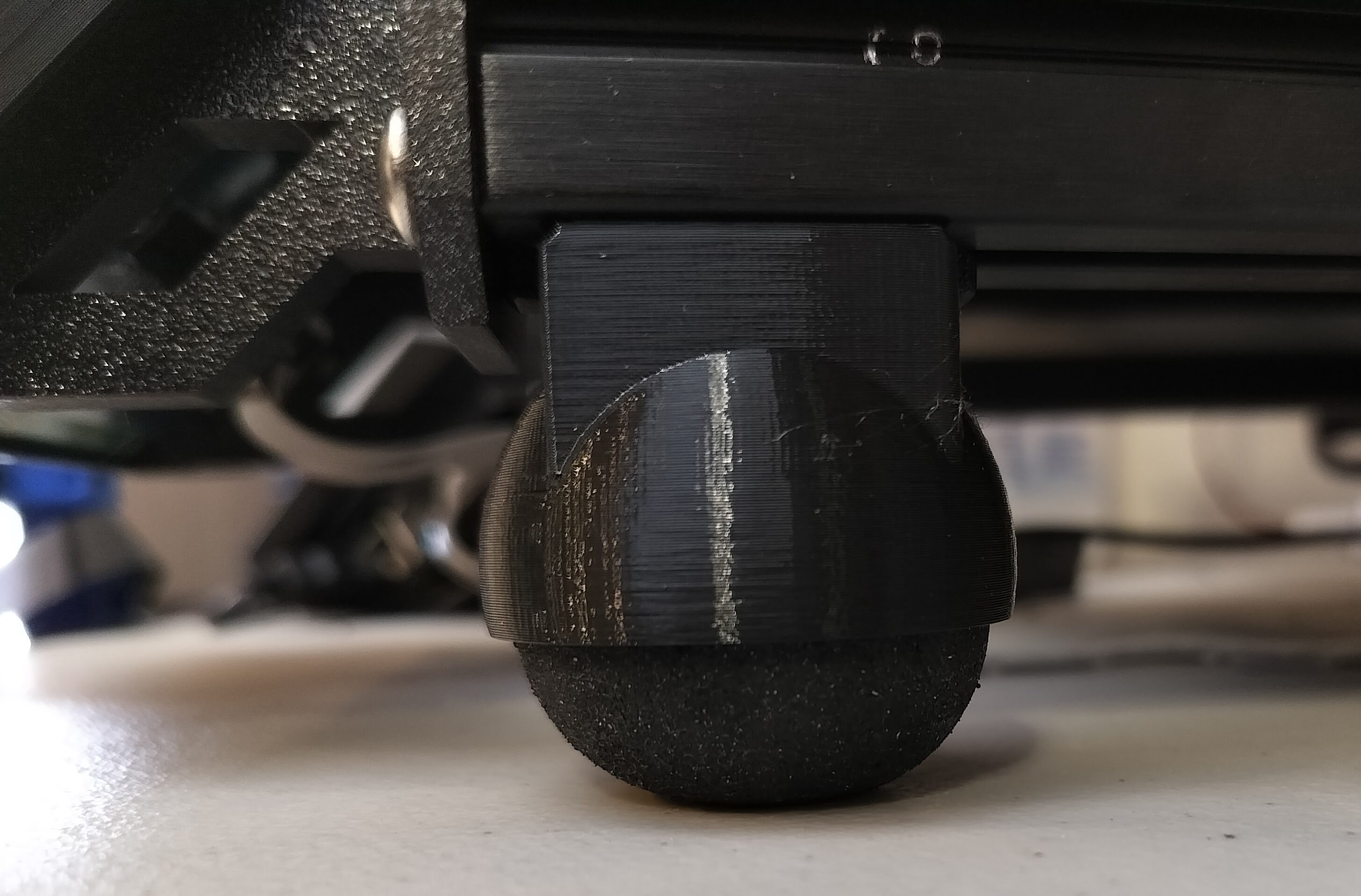 Support free Squash Foot for MK3S+ / 30x30 Extrusion