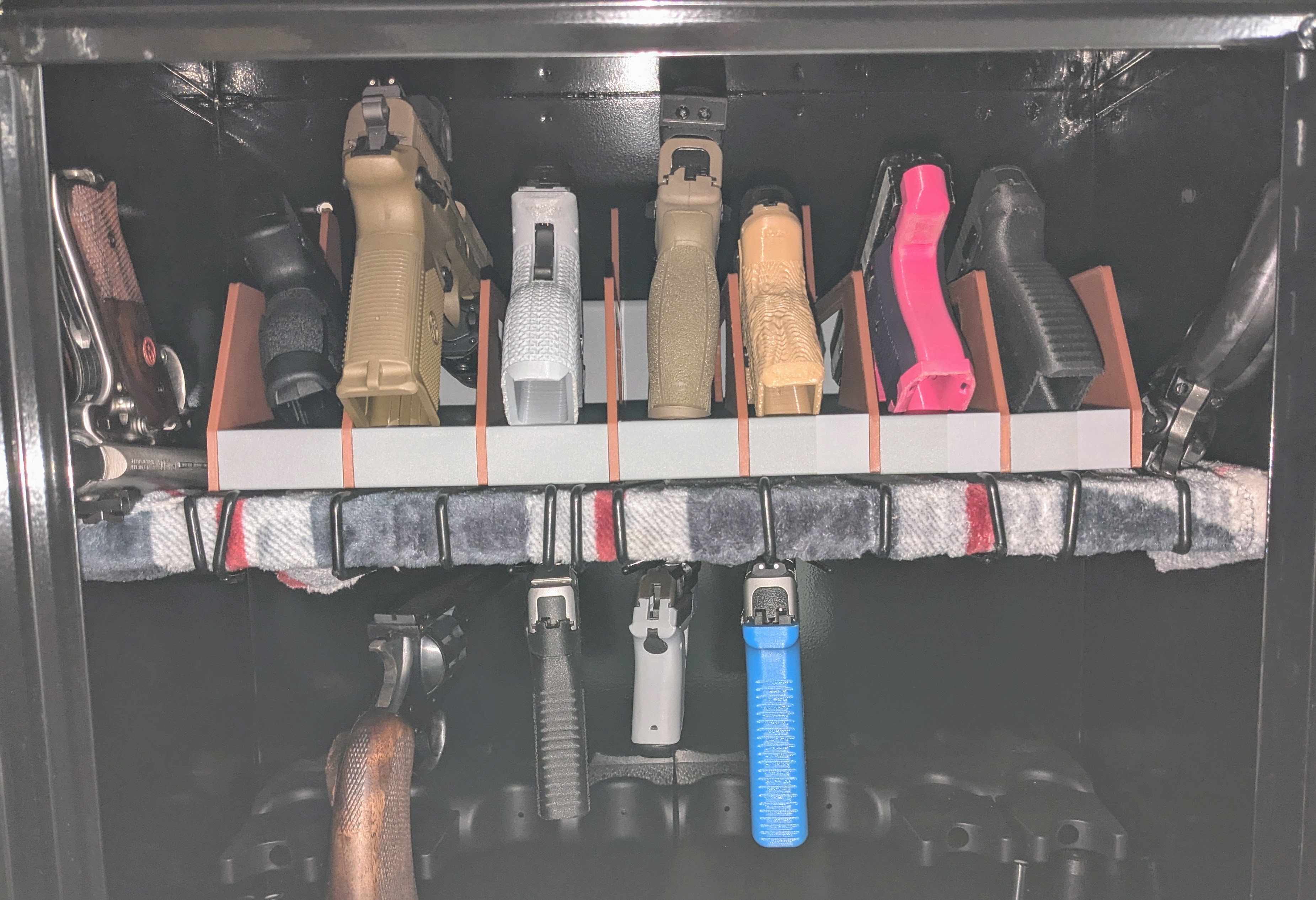 Miniatura 3 do modelo 3D Simple Modular Pistol Rack
