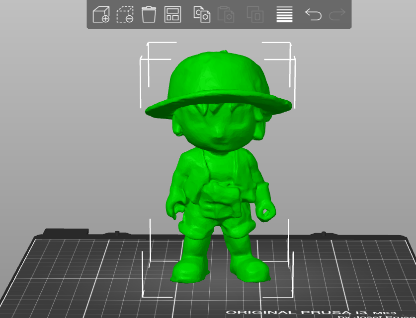 Miniatura 2 do modelo 3D monkey d. luffy minix