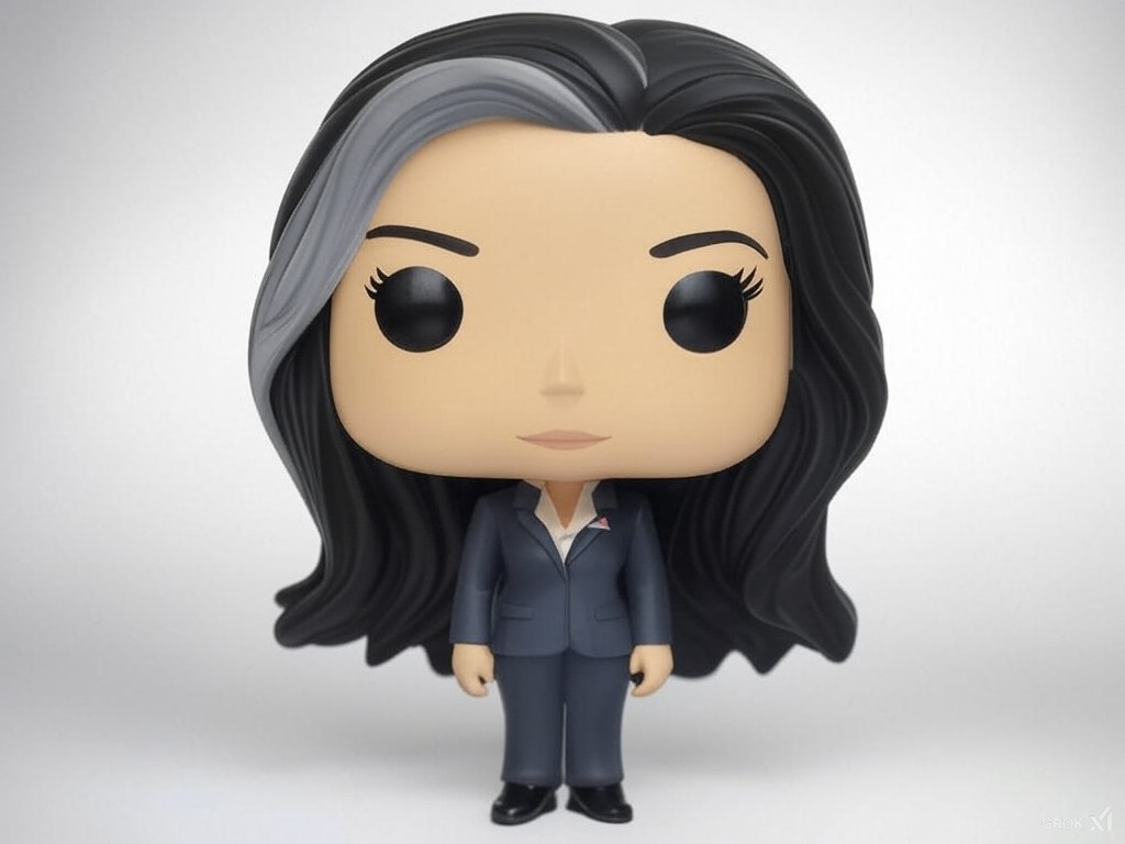Tulsi Gabbard Funko Pop-Style 3D Printable Figurine – The Confident Leader