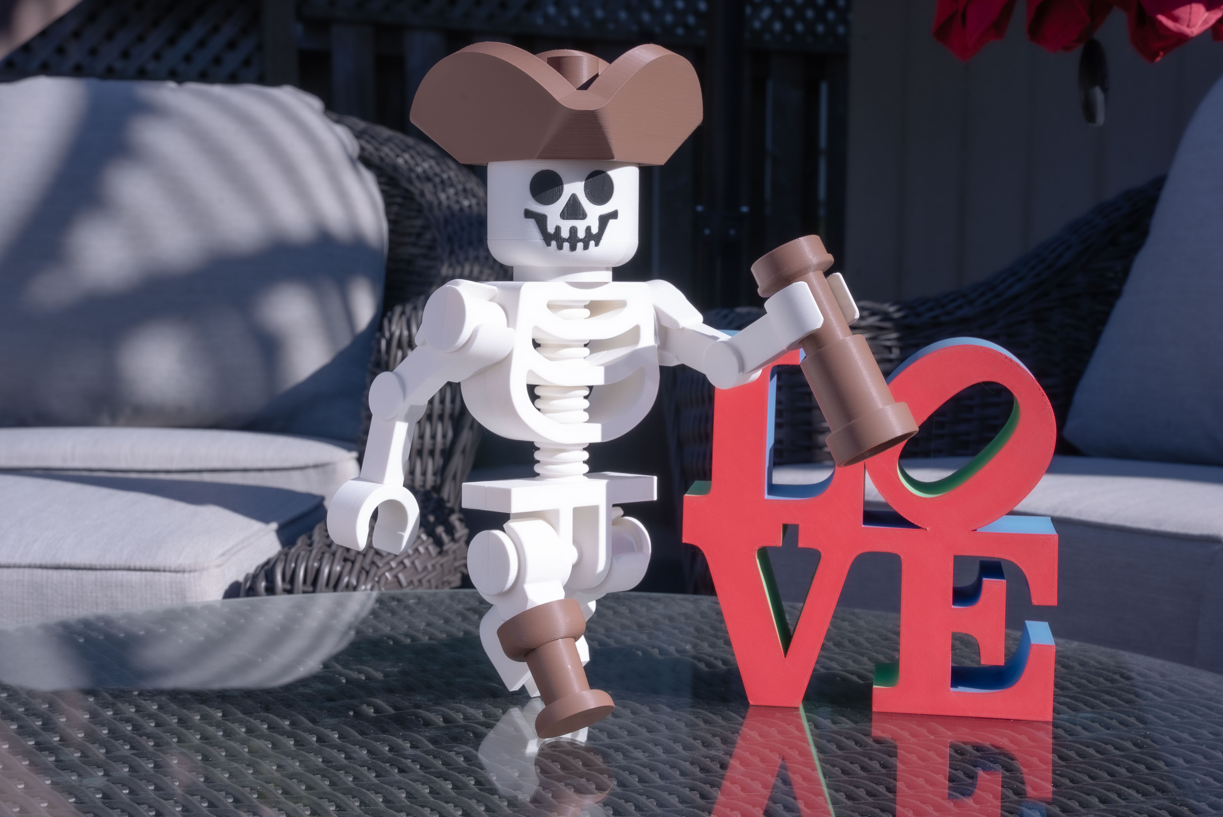 Skeleton Pirate Giant Minifigure (16") – Standalone Swashbuckler!