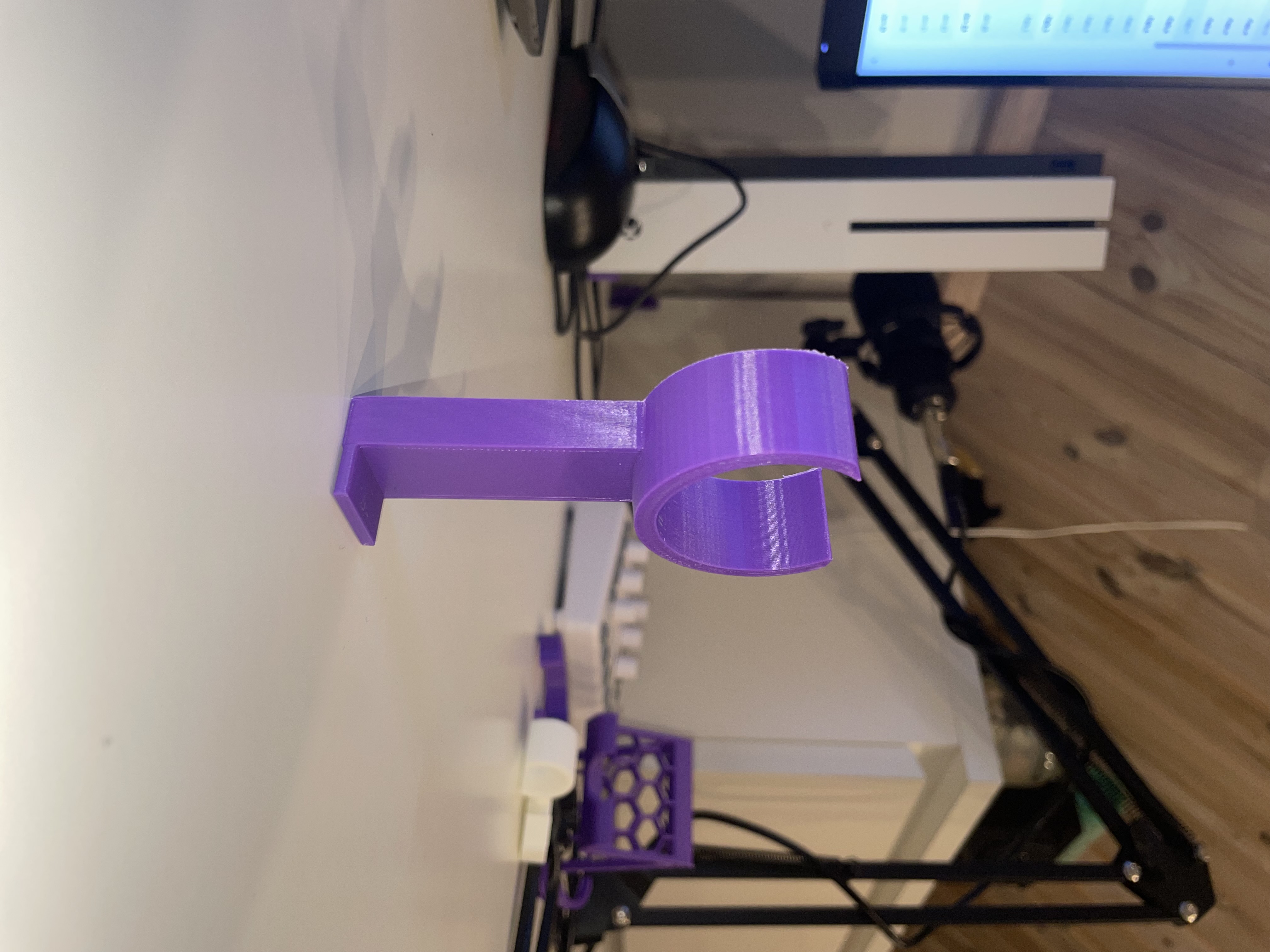 Headphone holder for IKEA  Metal desk legs