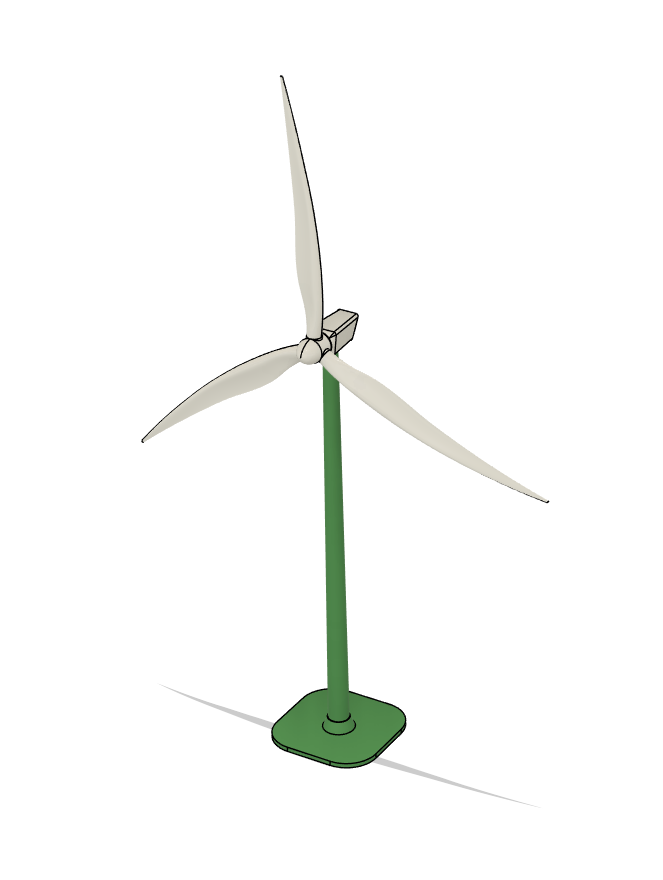 wind turbine (about 43cm)