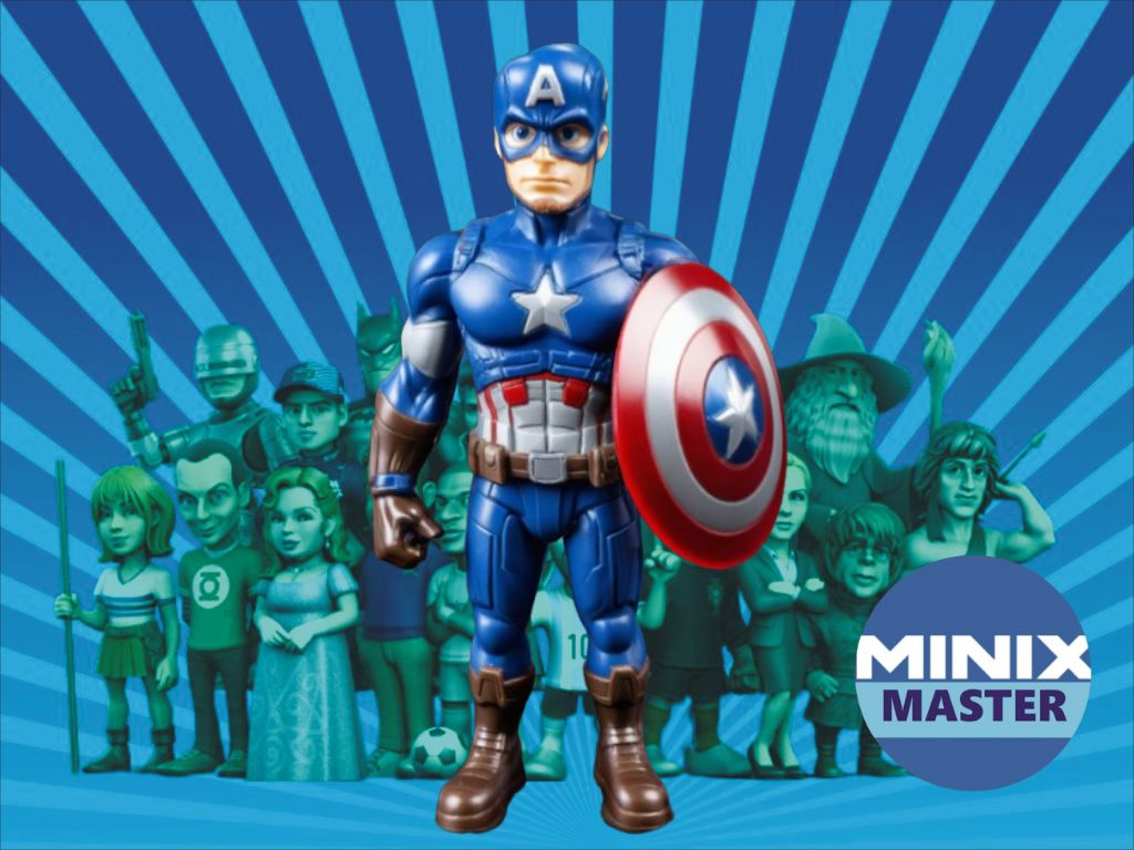 captain america minix