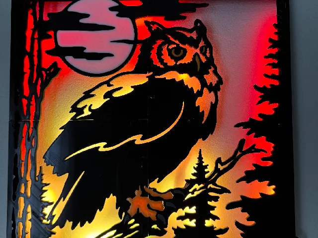 Lighted Owl