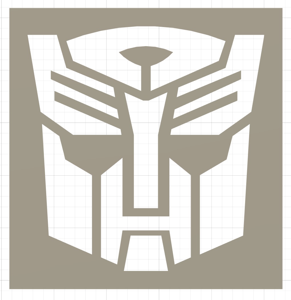 Autobot Logo Stencil