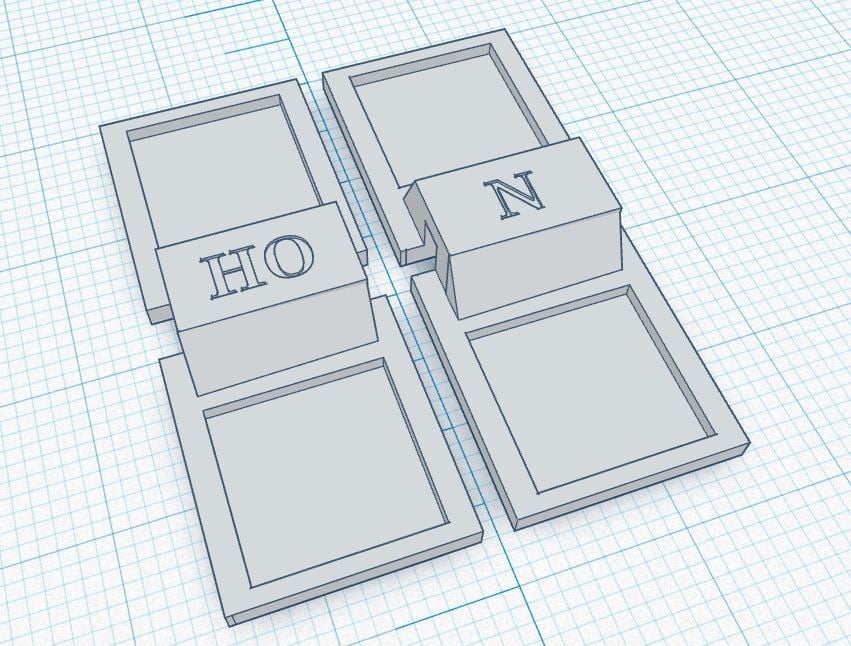 Walthers Roundhouse LED mount (N scale & HO scale)