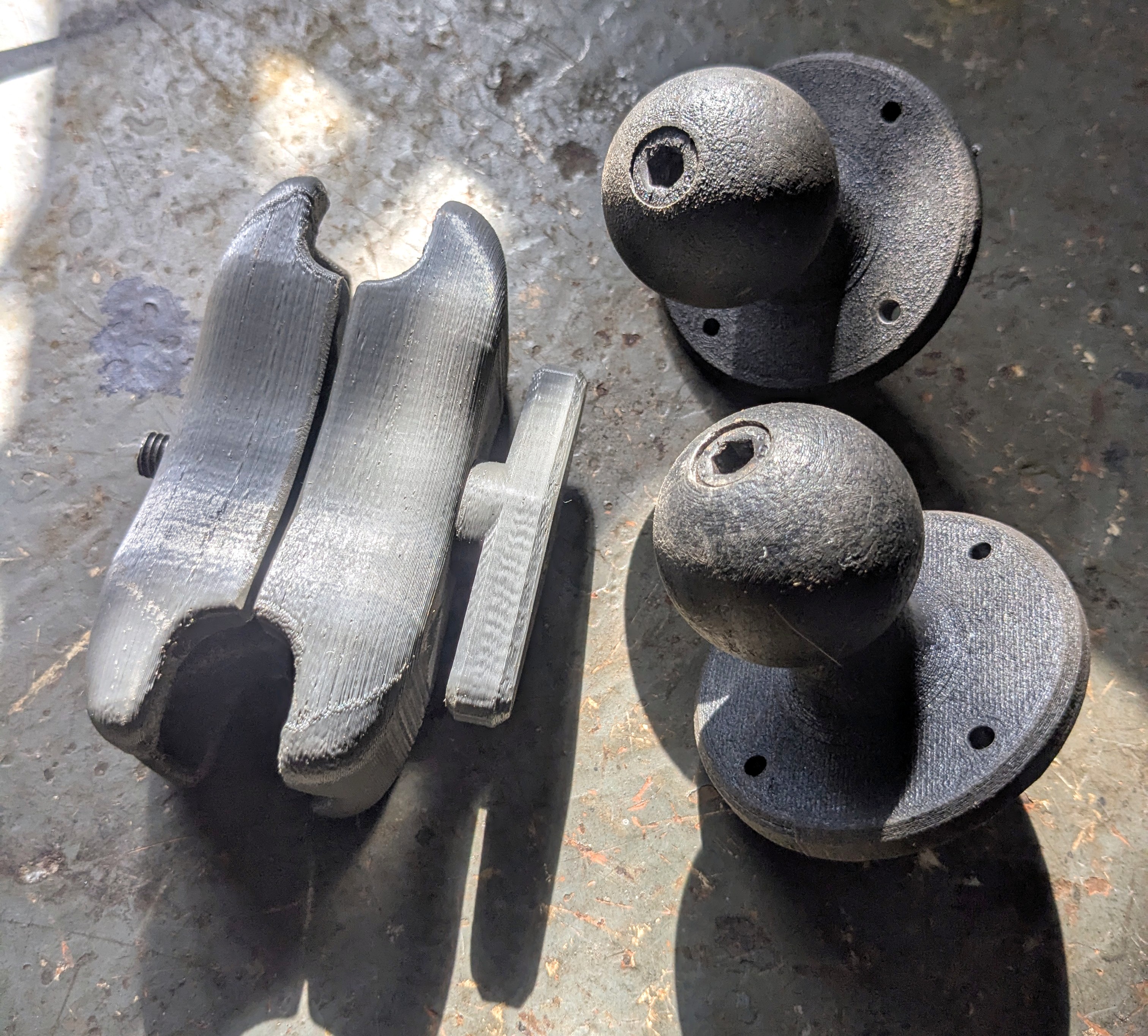 ram ball and socket arm
