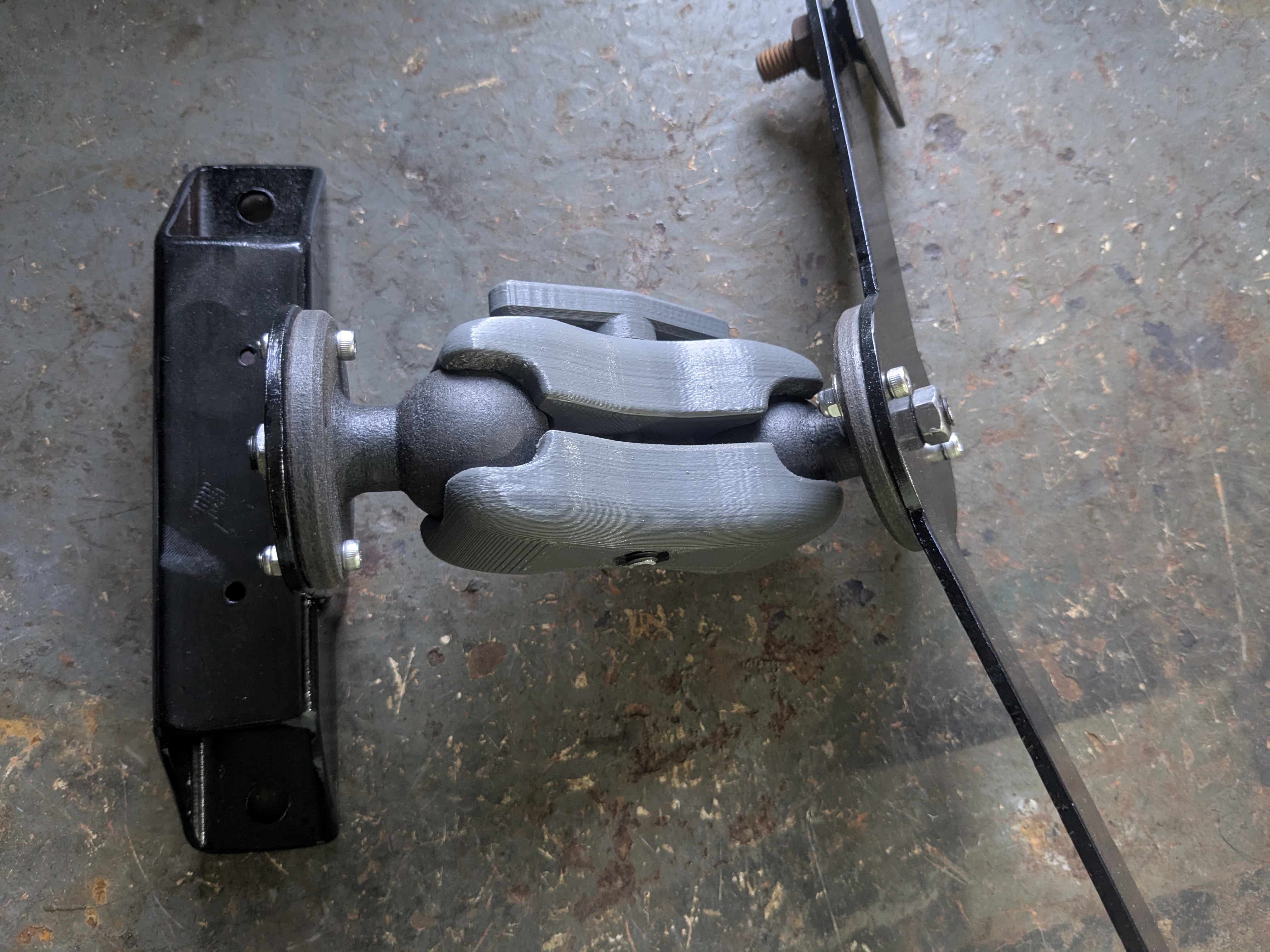 Miniatura 4 do modelo 3D ram ball and socket arm