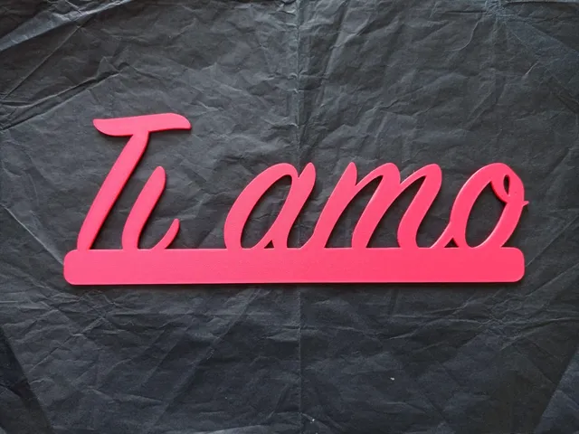 Wall Art - ti amo