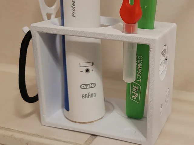 Single Toothbrush and mini brush holder