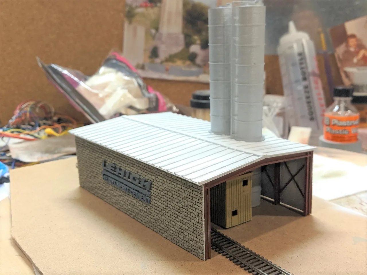 Cement Facility N scale building kit by pbechard Download free