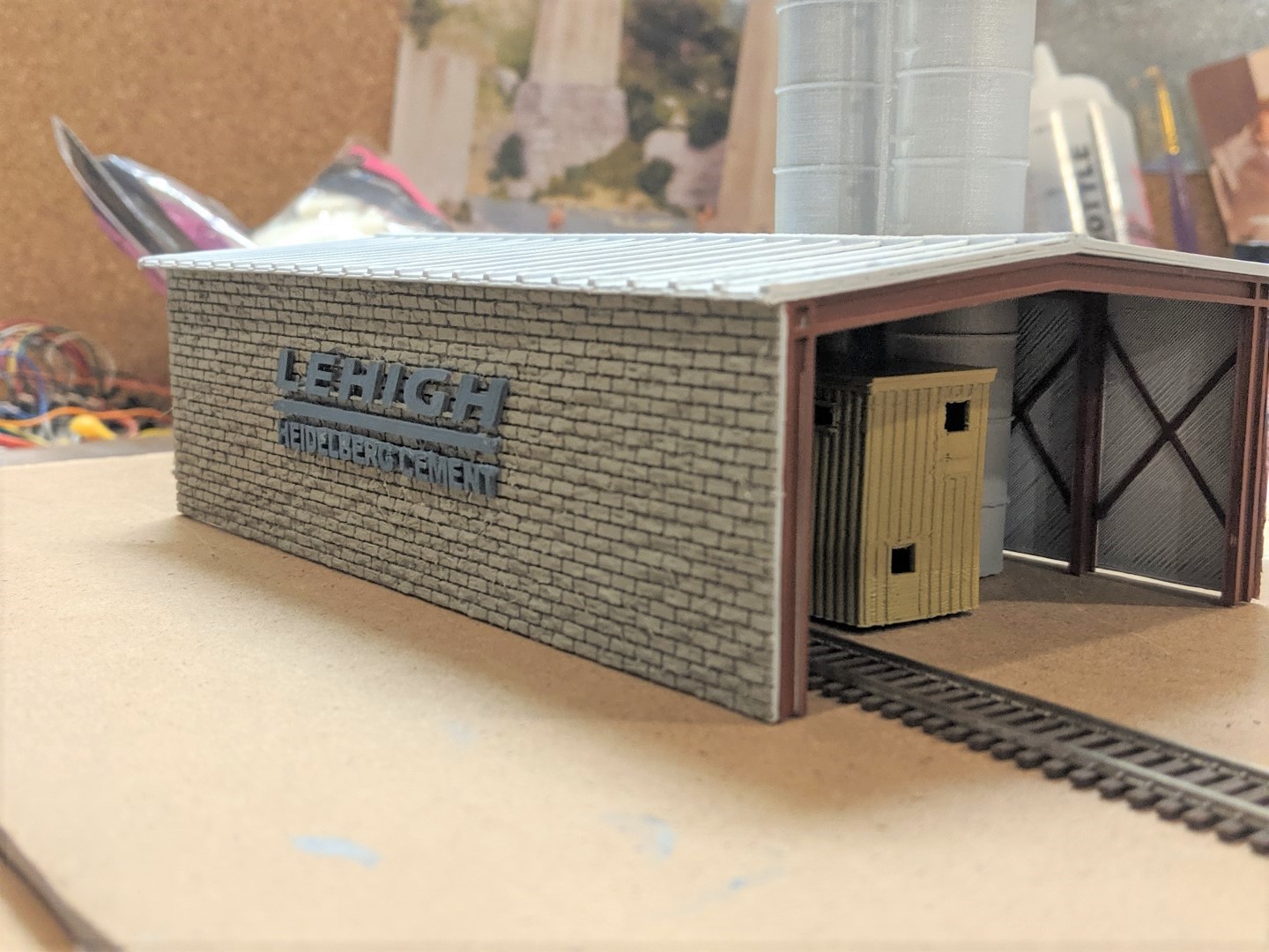 Cement Facility N scale building kit by pbechard Download free STL model