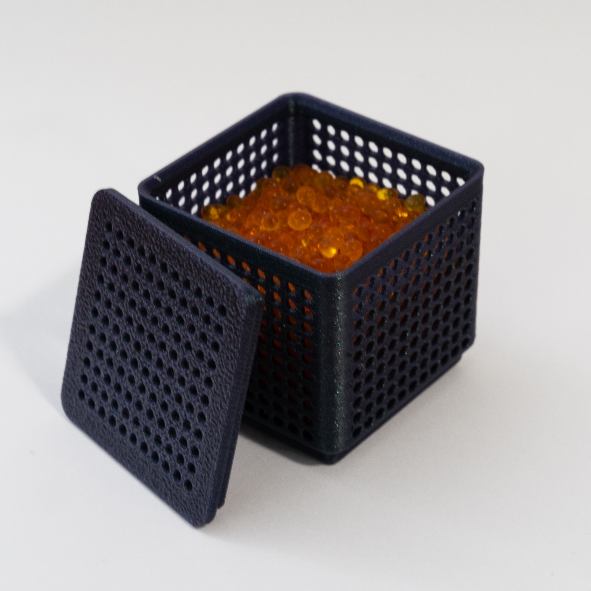 Gridfinity 1x1 Desiccant Bin and Lid