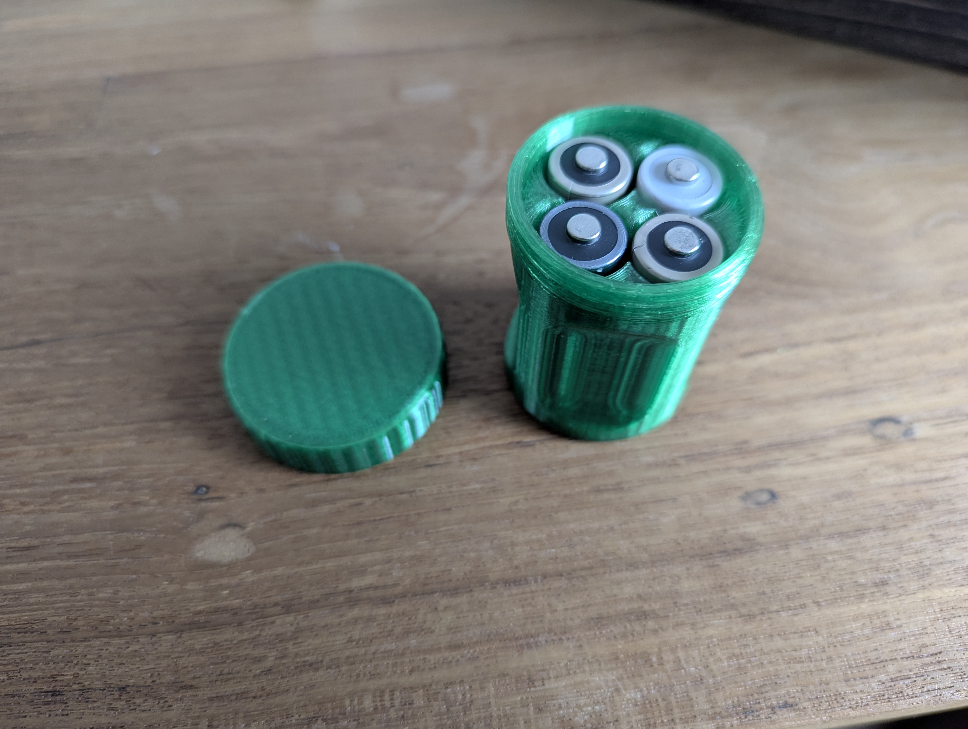 Weatherproof AA Battery Storage