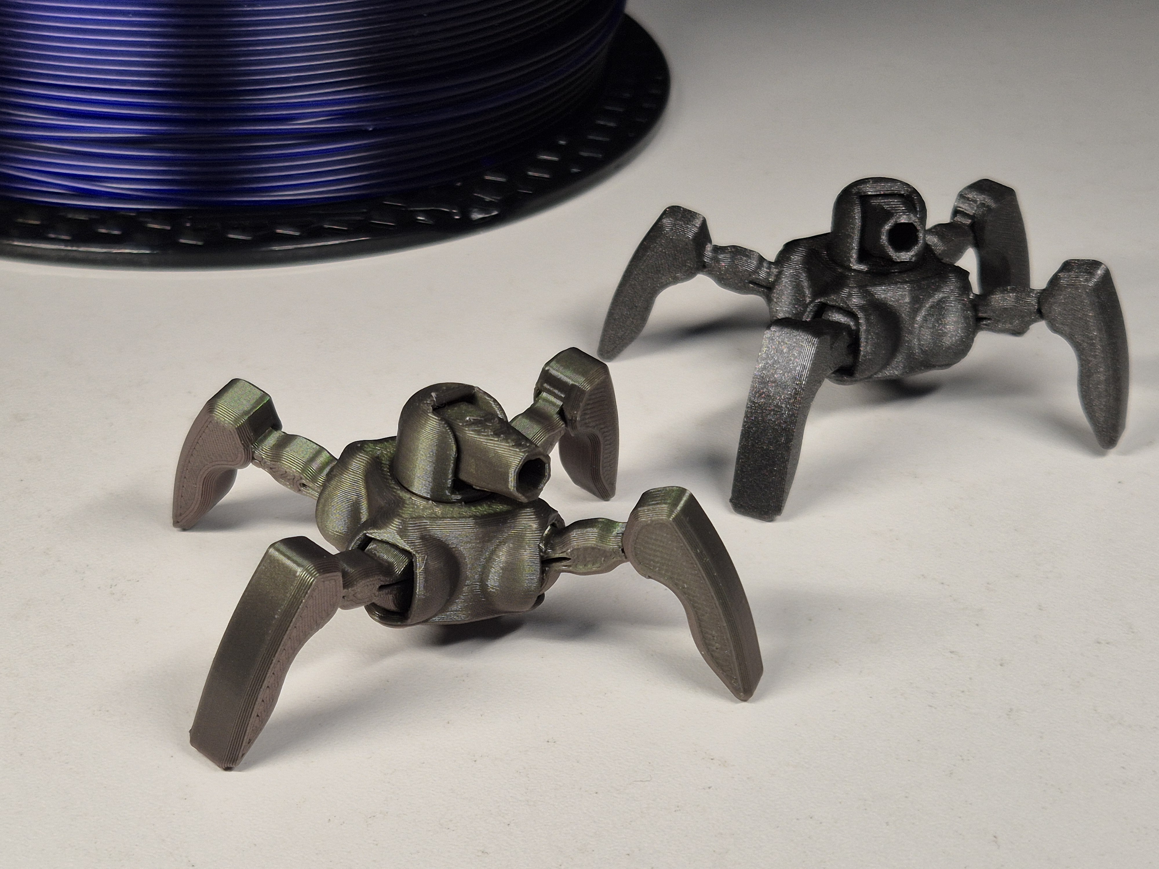 Articulated Quad Bot with Turret