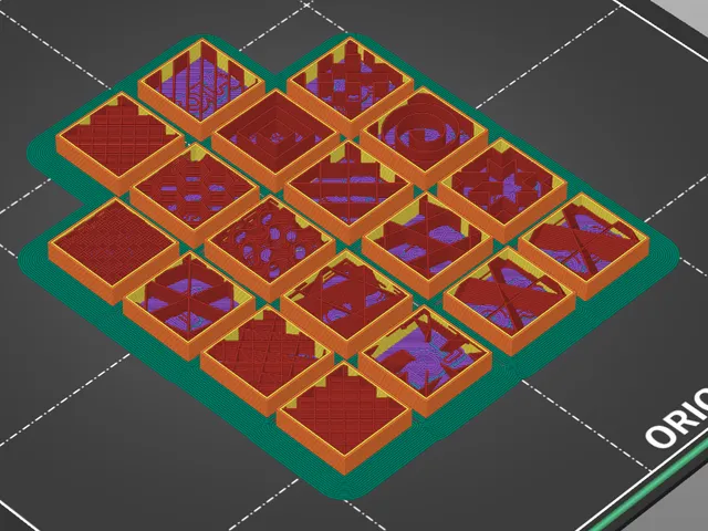 Infill Test Cubes / Swatches / Samples