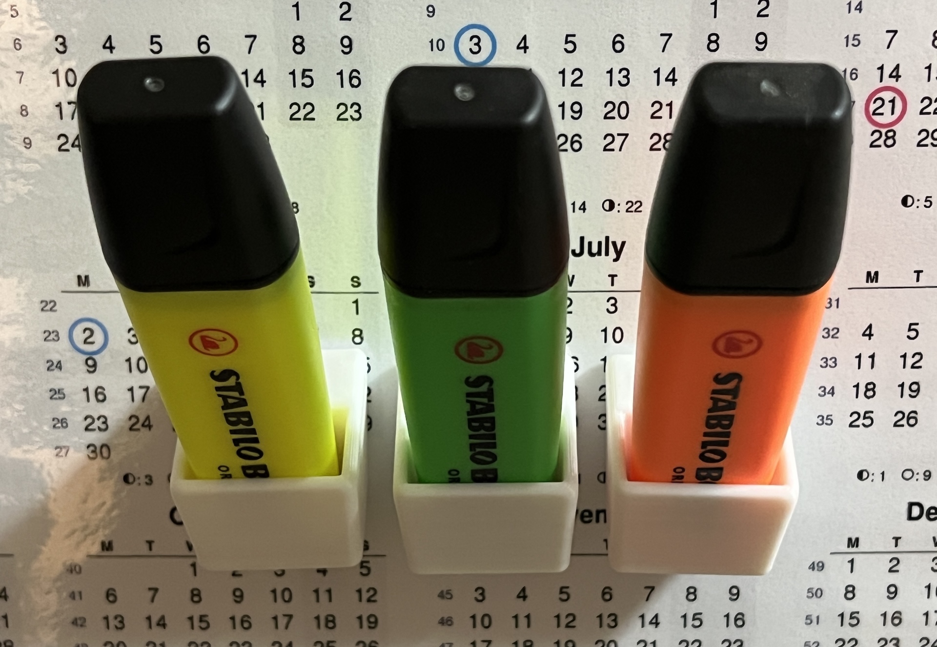 Stabilo Boss Highlighter Fridge Magnetic Holder