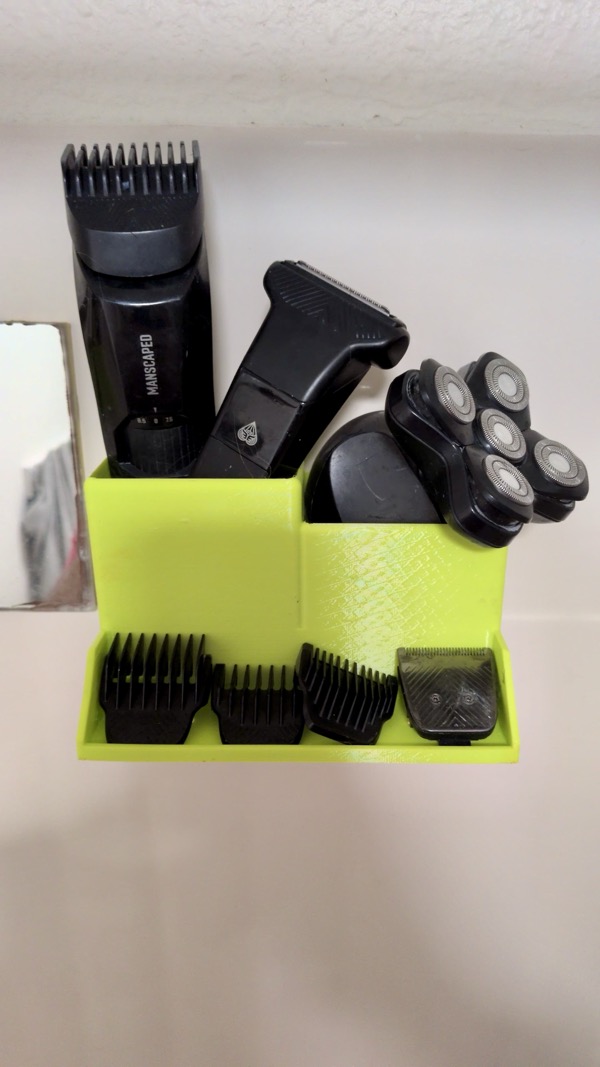 Bath & Shower Caddy - Manscape Razor Holder