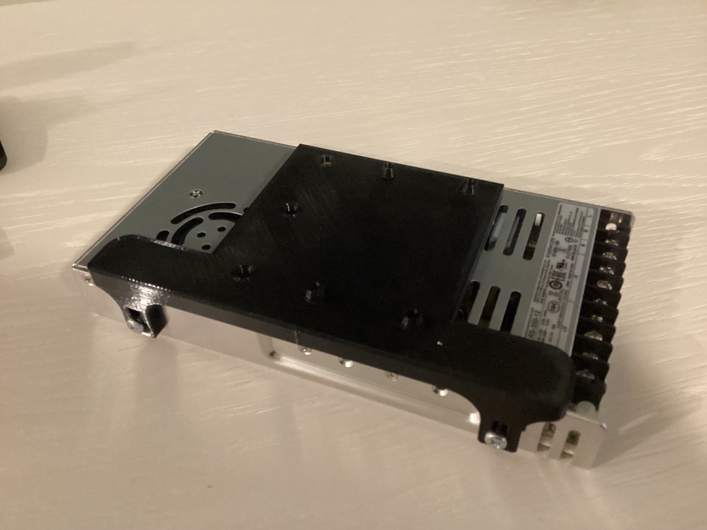 ESPixelStick and Falcon F8 Distro PSU Mount