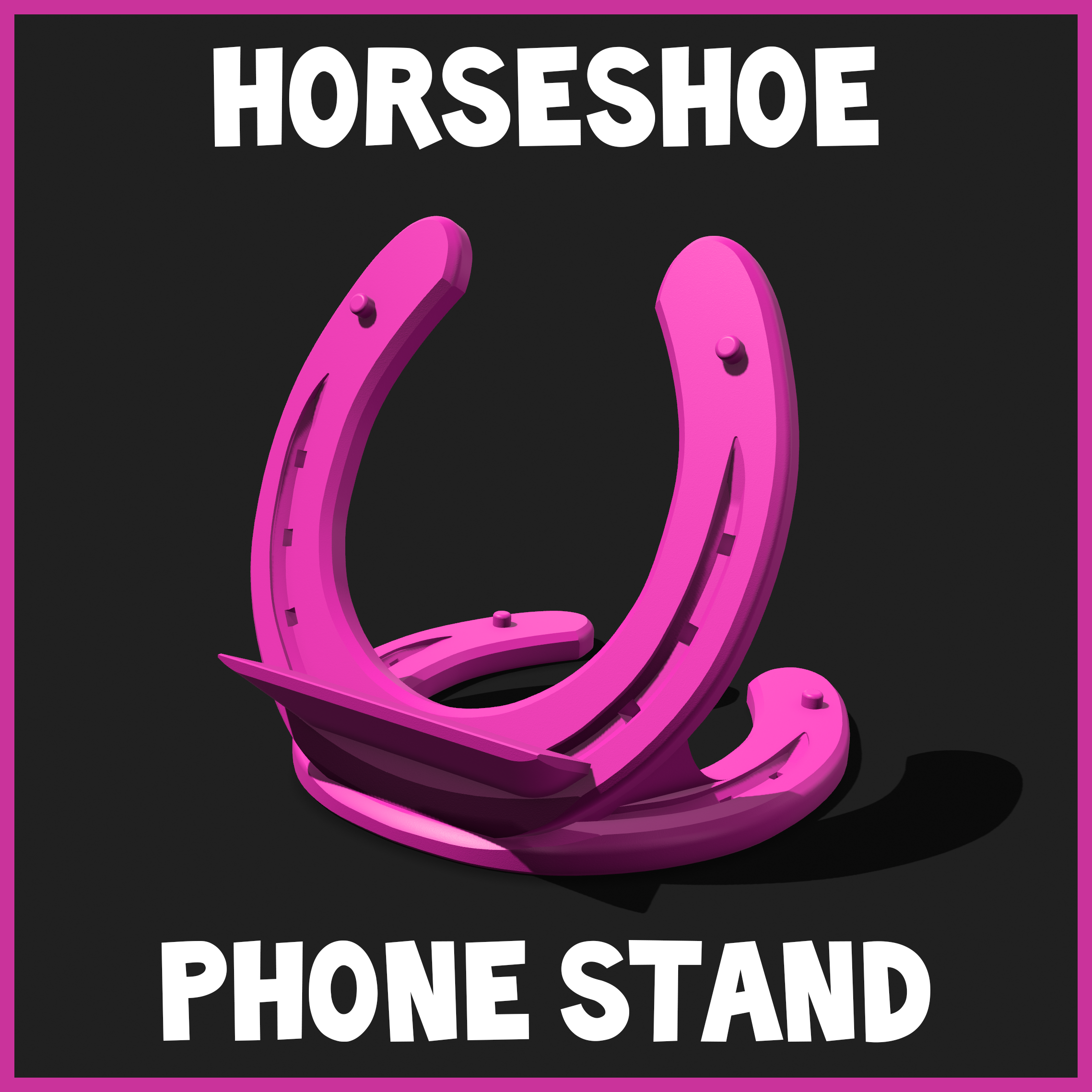 Horseshoe Phone + Tablet Stand