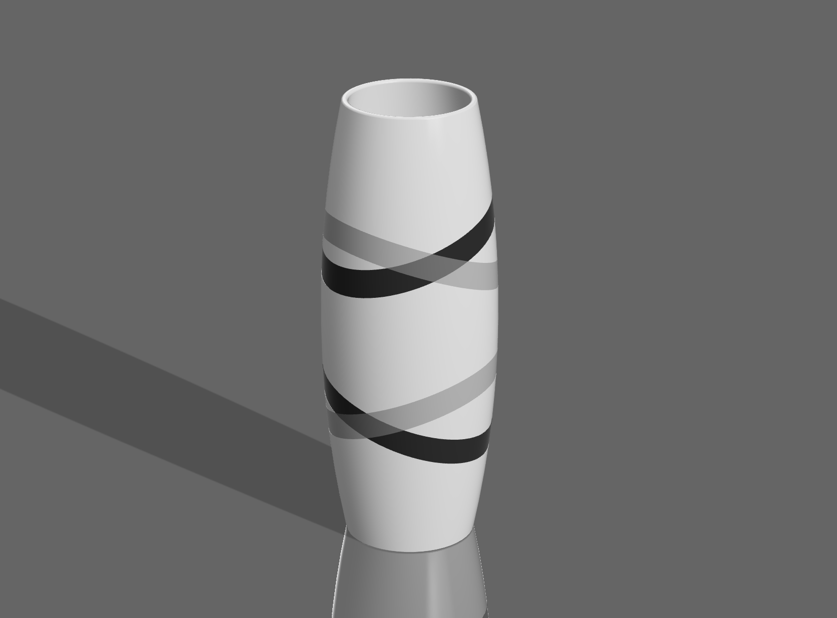 Vase 89 - Tall Banded