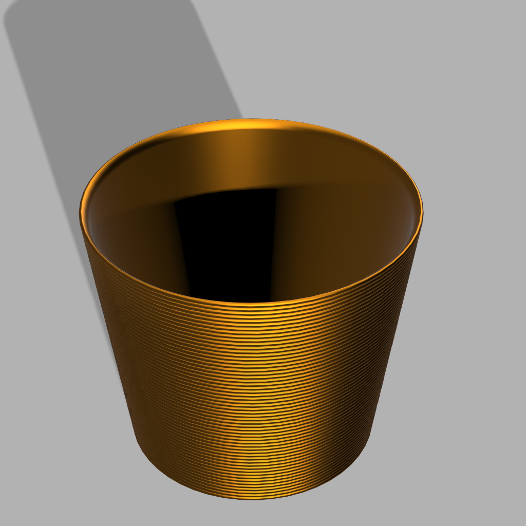 Ringed Flower Pot