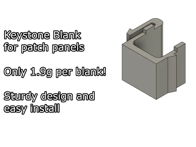 Keystone blank