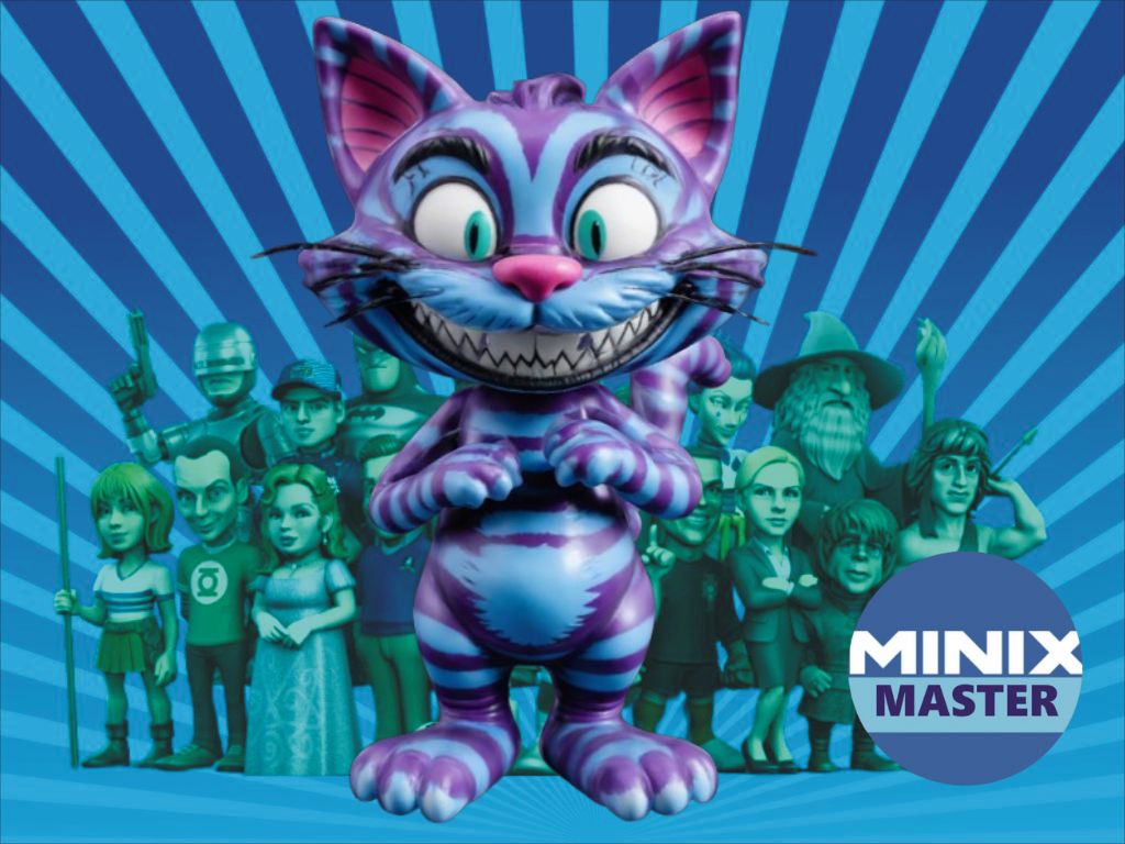 cheshire cat minix figure