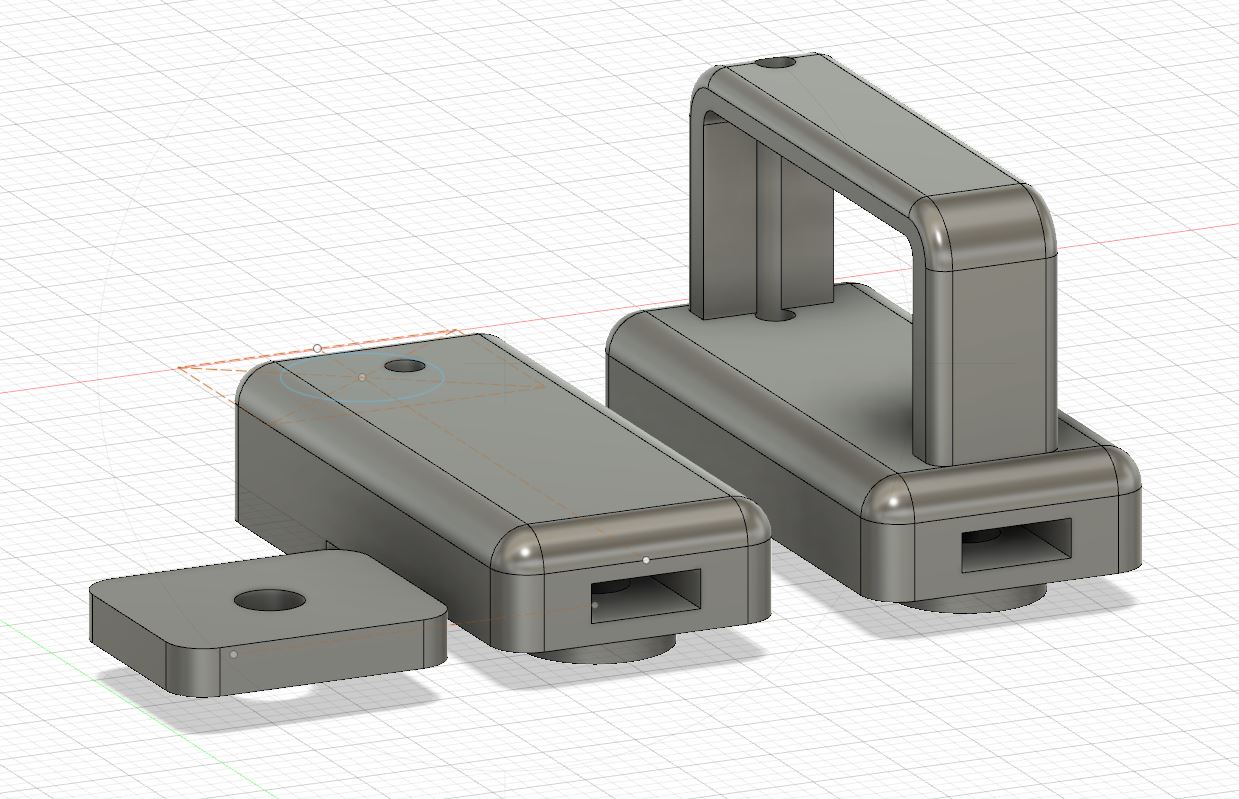 Magnetic side door locks for Prusa Box by Printer Box