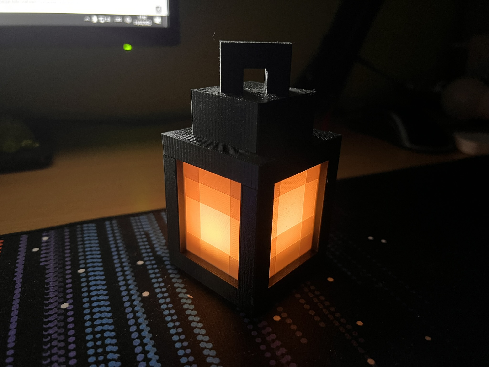 Minecraft Lantern - Arduino WiFi NeoPixel