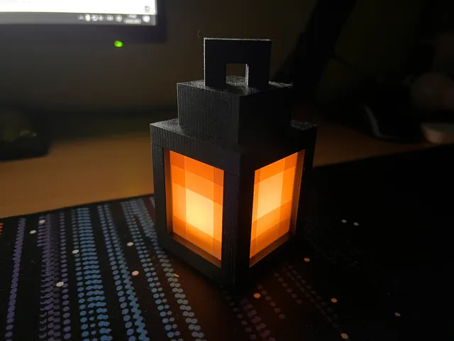 Minecraft Lantern - Arduino WiFi NeoPixel