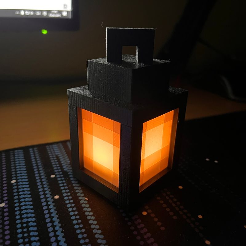 Minecraft Lantern - Arduino WiFi NeoPixel by iZboxo | Download free STL ...
