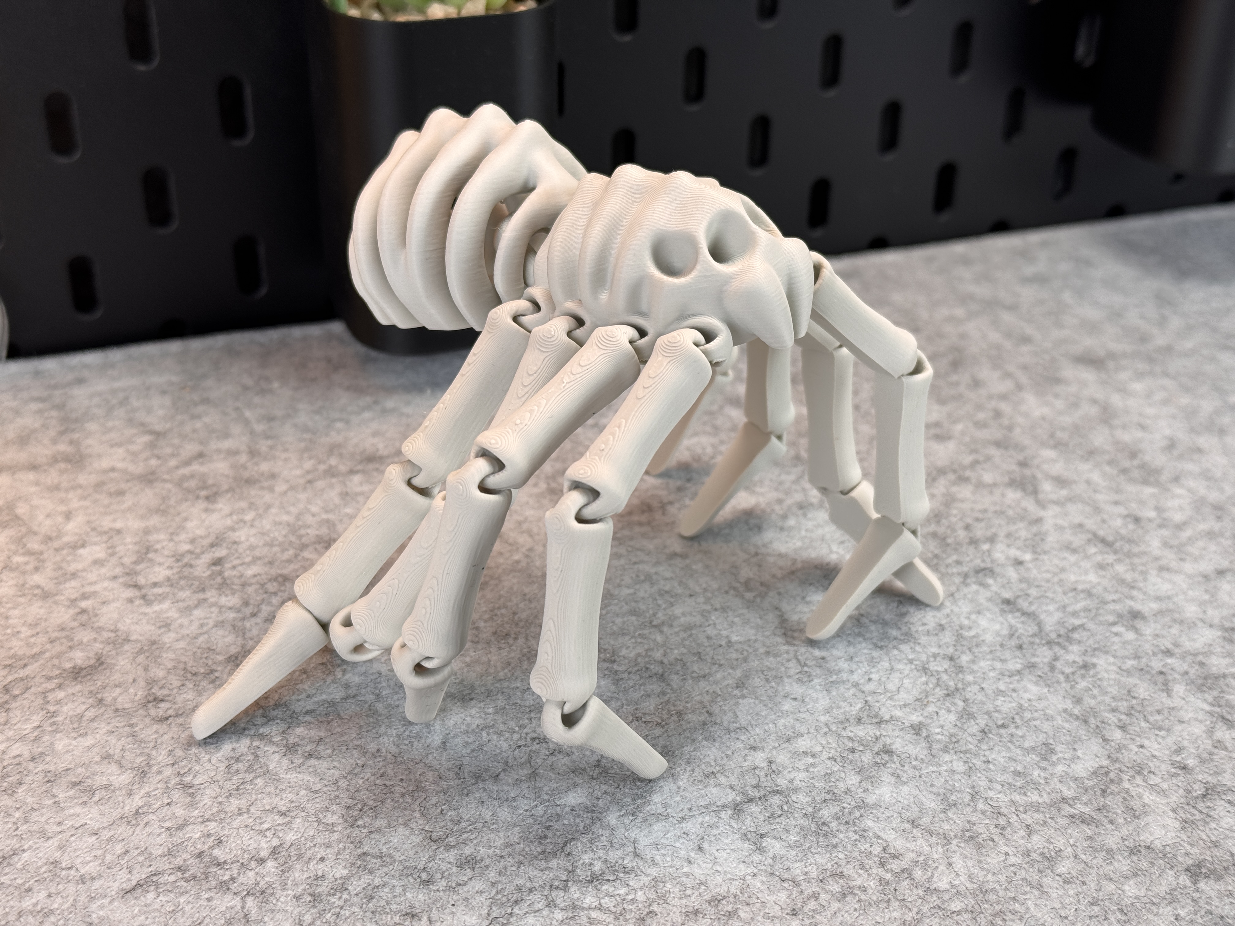 Miniatura 6 do modelo 3D Flexi Skeleton Spider V2