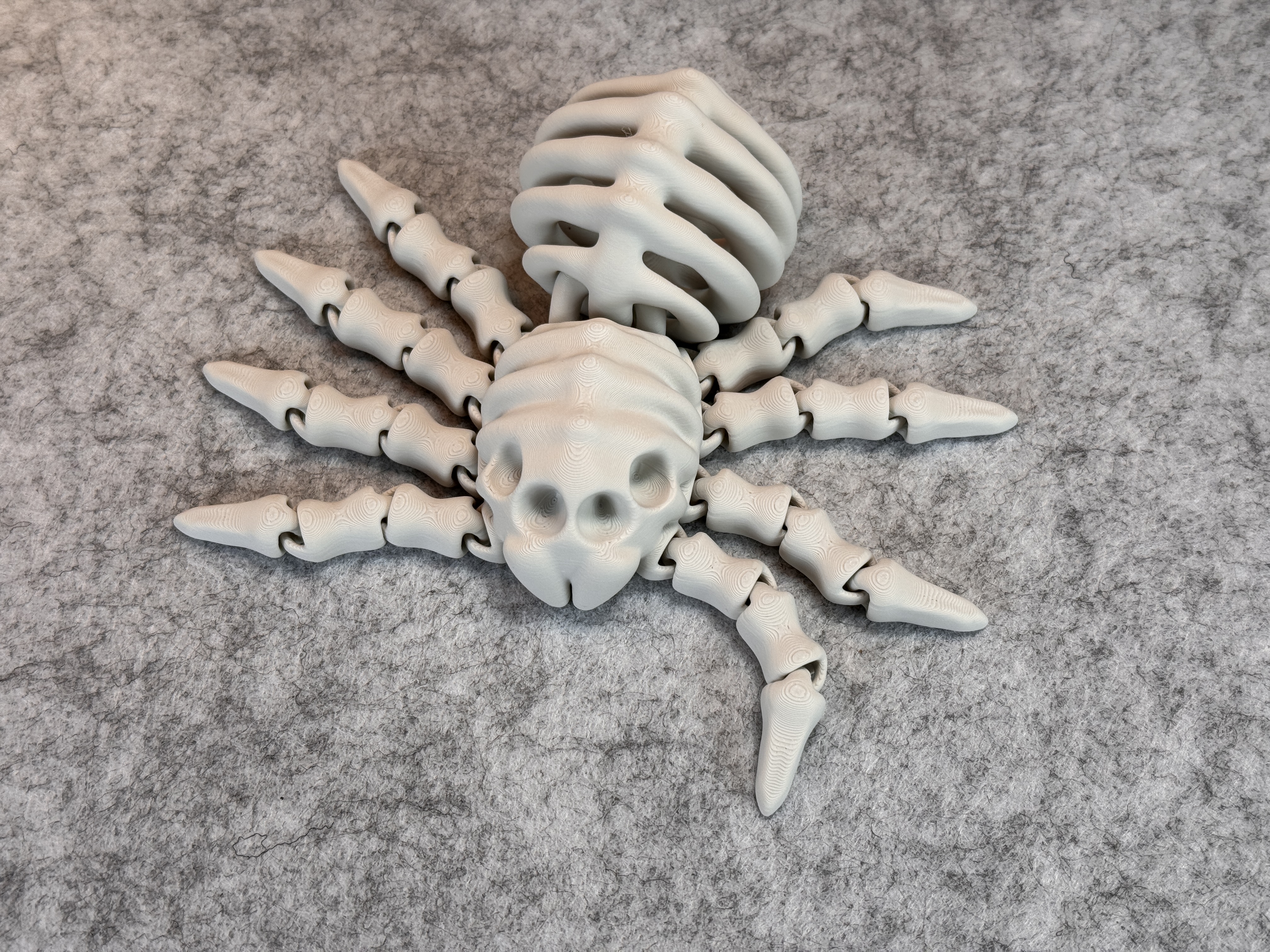Miniatura 10 do modelo 3D Flexi Skeleton Spider V2