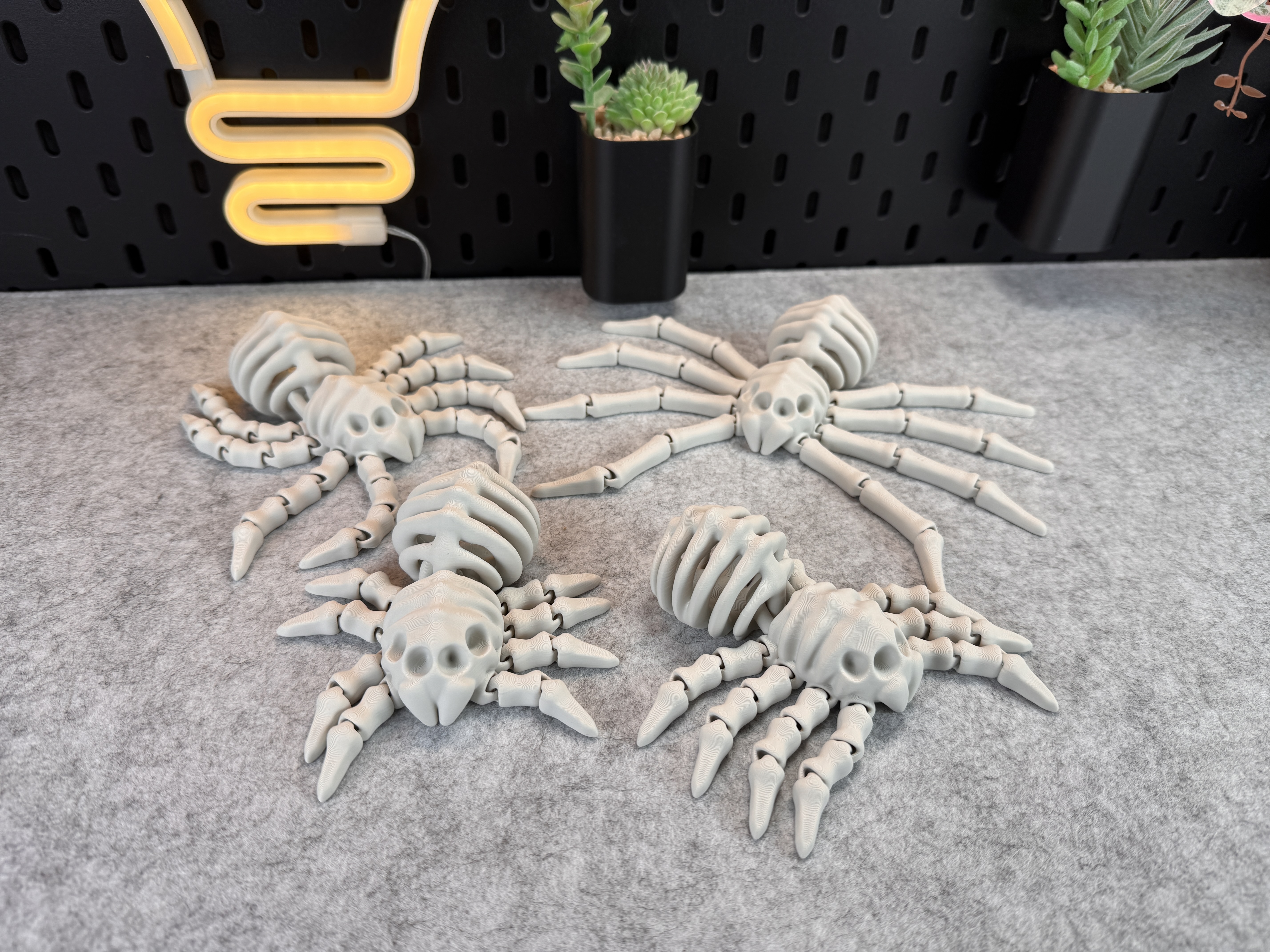 Miniatura 3 do modelo 3D Flexi Skeleton Spider V2