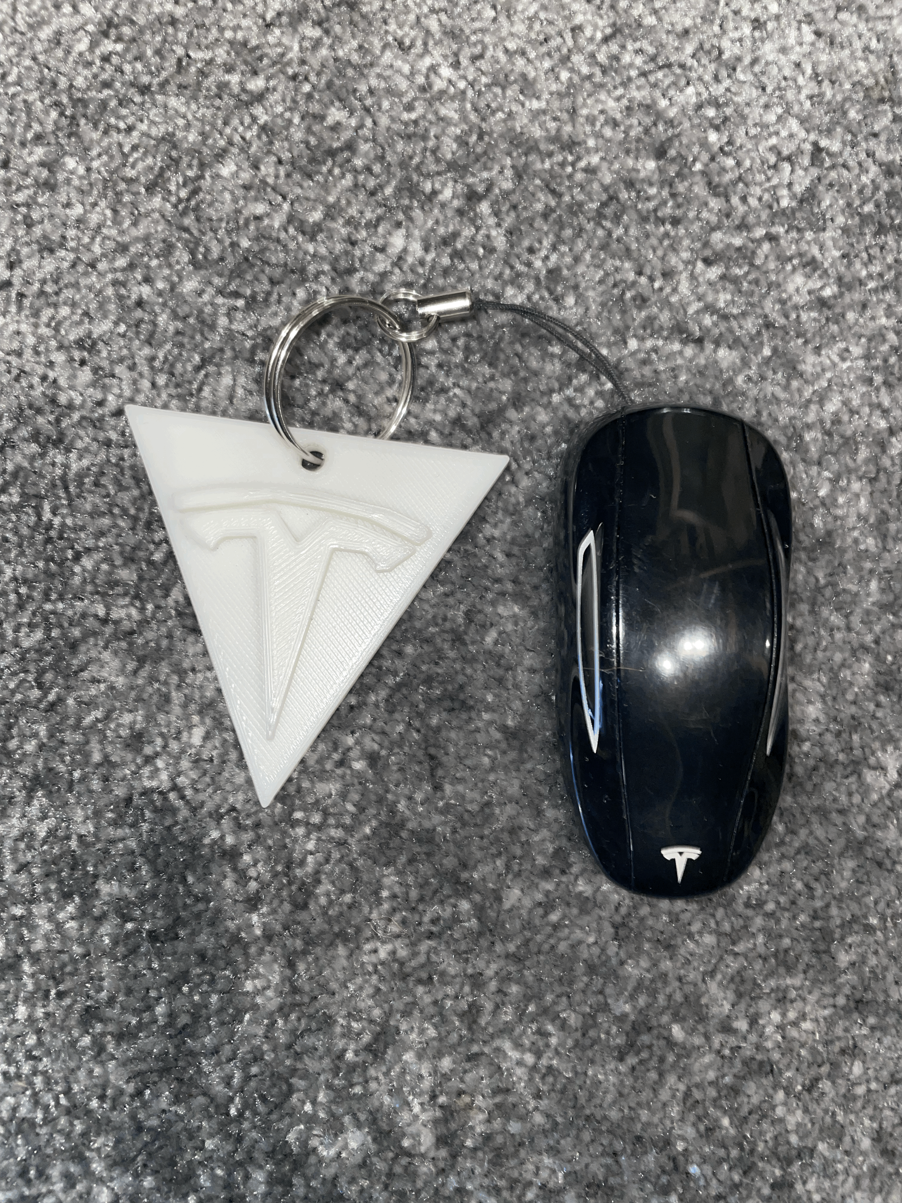 Tesla keychain