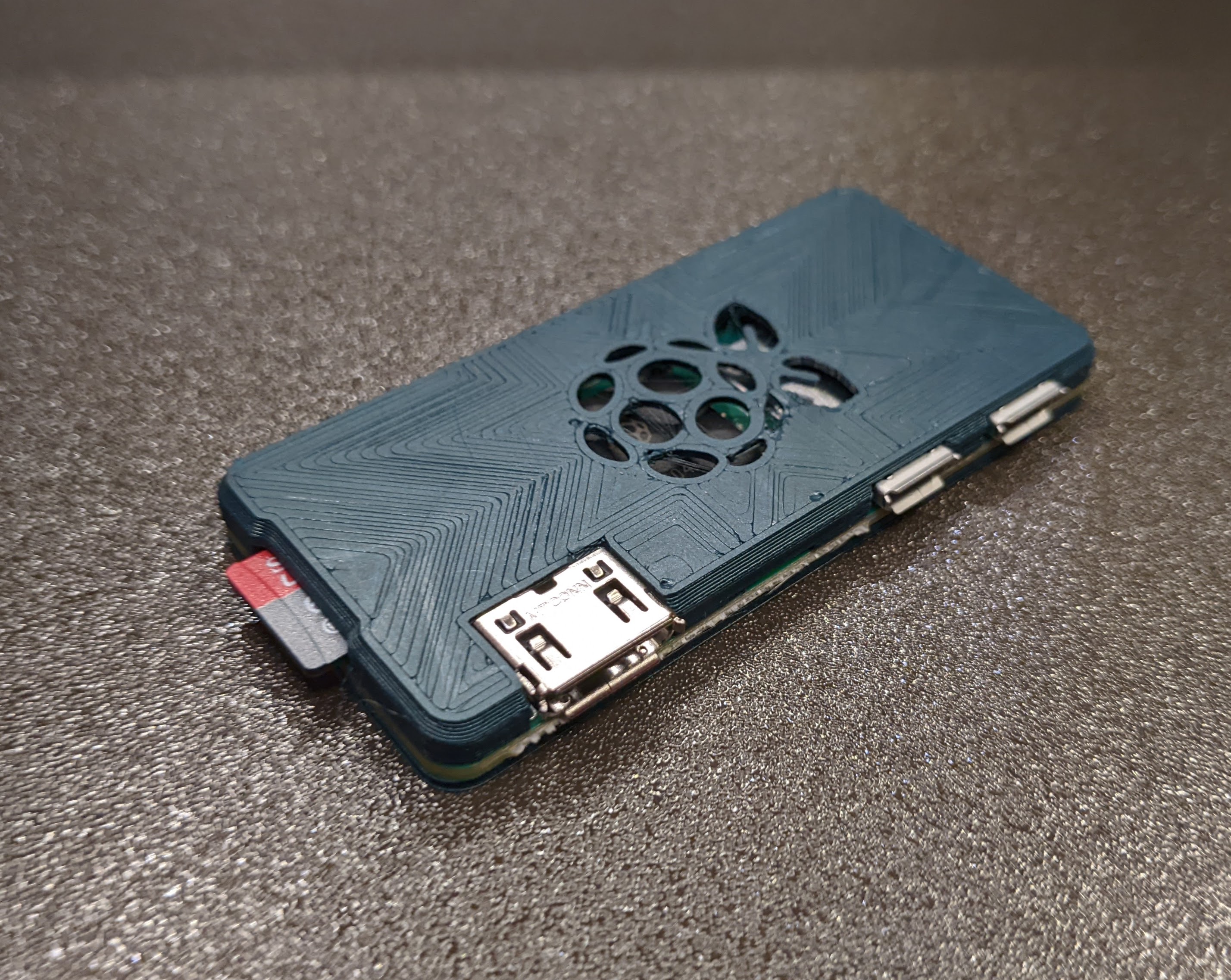 Slim Raspberry Pi Zero W2 Snap-fit Case