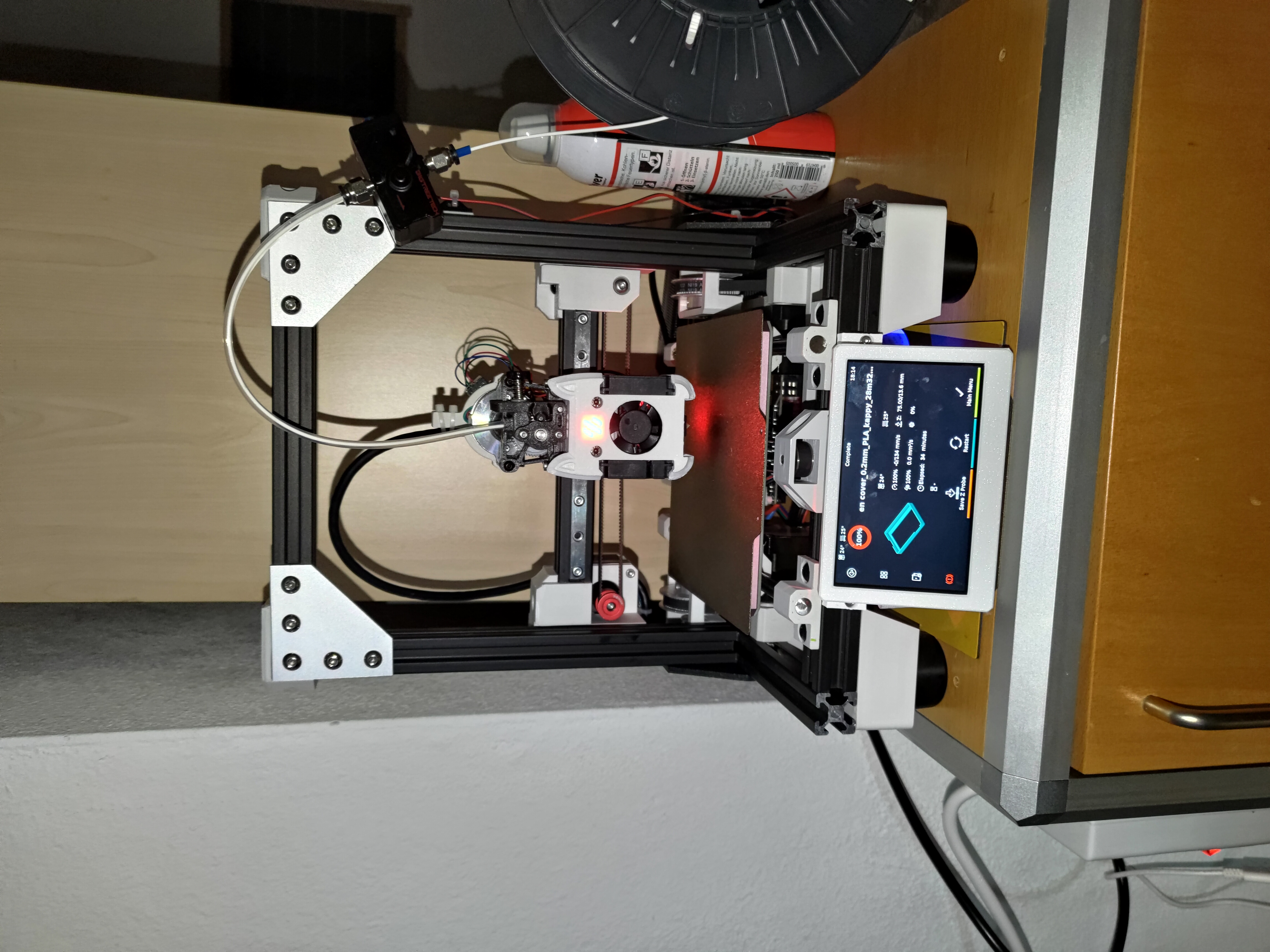 BTT PI tft43 screnn mount for 2020 front extrusion